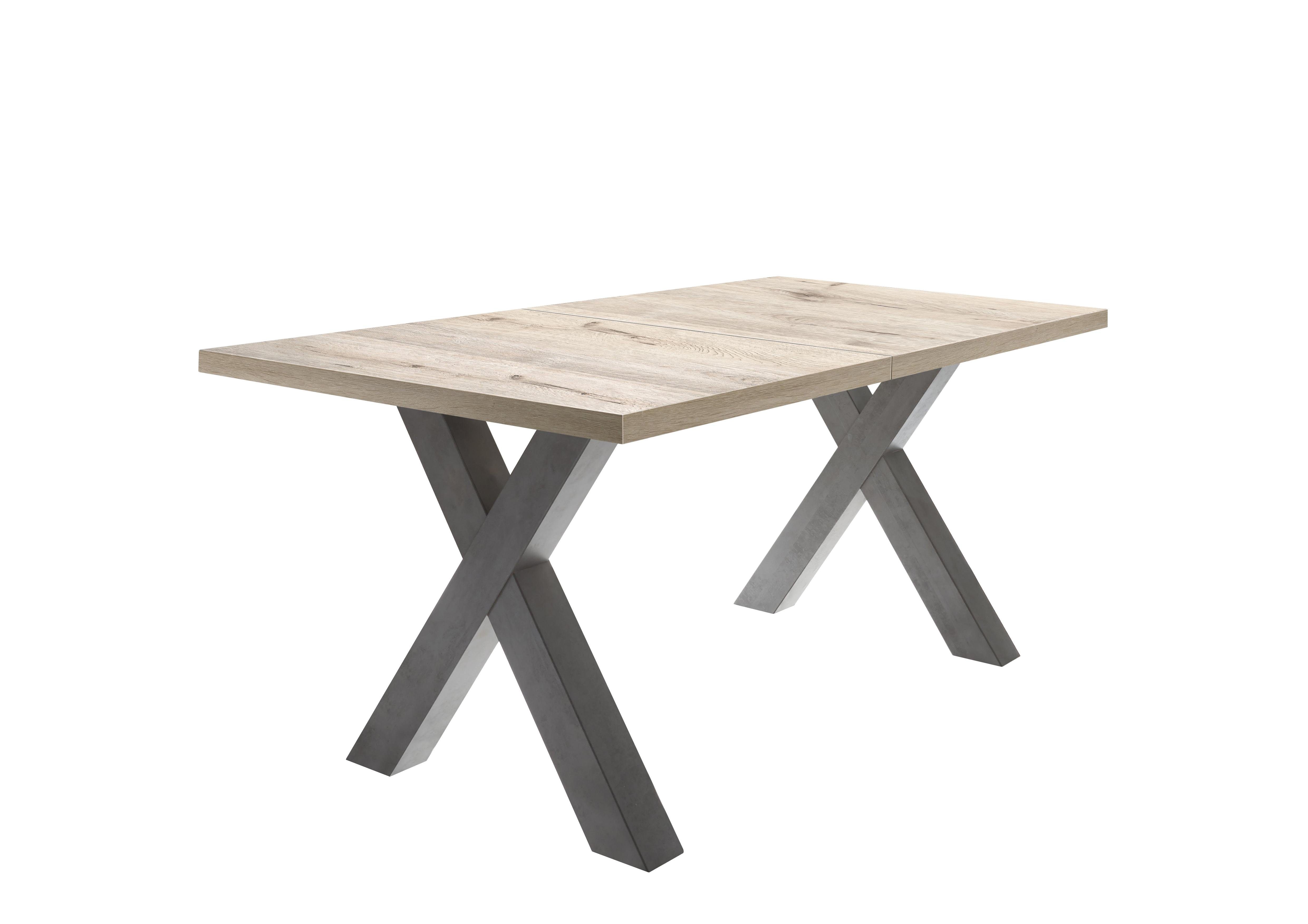 Mäusbacher Eettafel Mister TOPSELLER! met lade (160-210 cm), frame in x-model