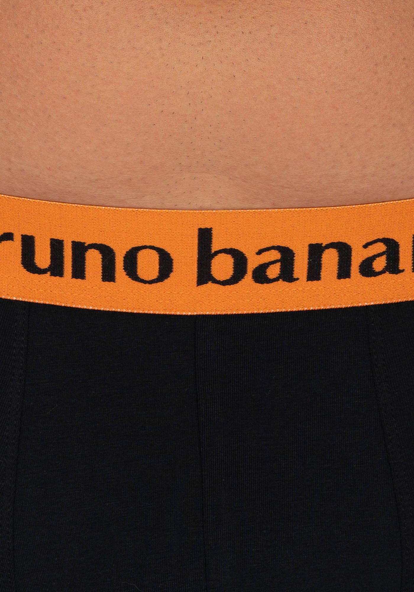 Bruno Banani Boxershort Flowing met contrasterend logo-tailleband (2 stuks, Set van 2)