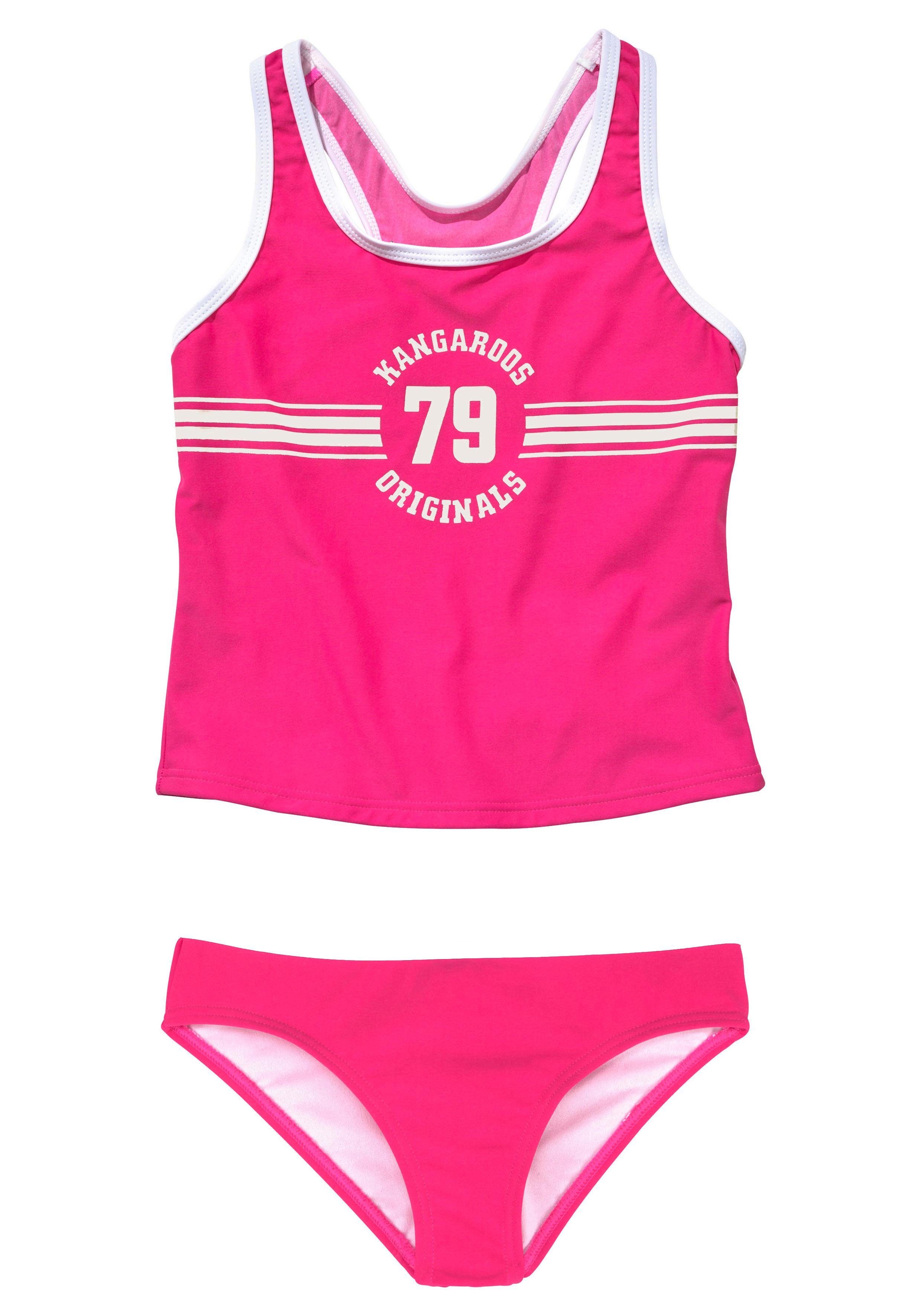 KangaROOS Tankini Sporty met sportieve frontprint