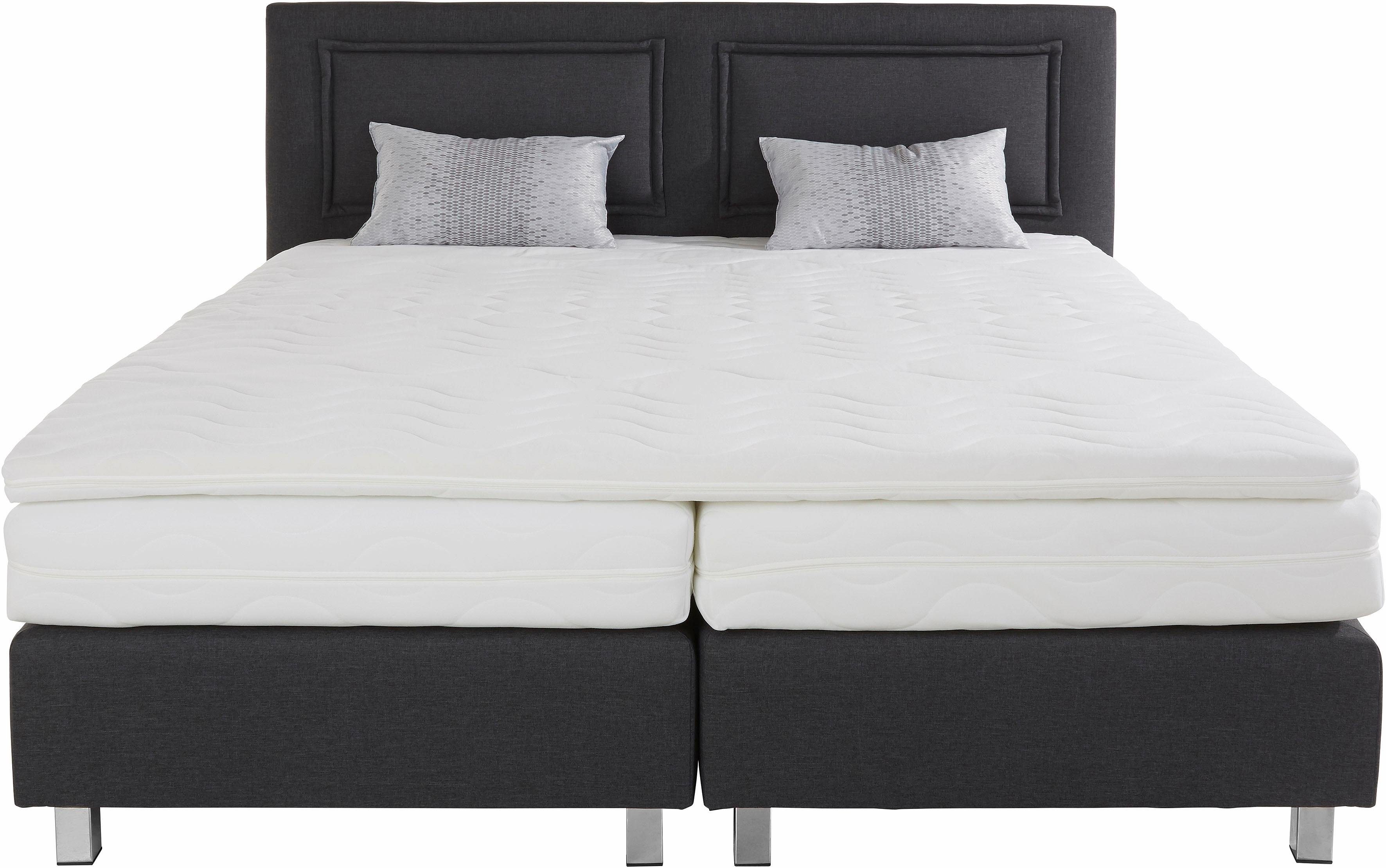 Westfalia Polsterbetten Boxspring incl. topmatras van koudschuim en sierkussen