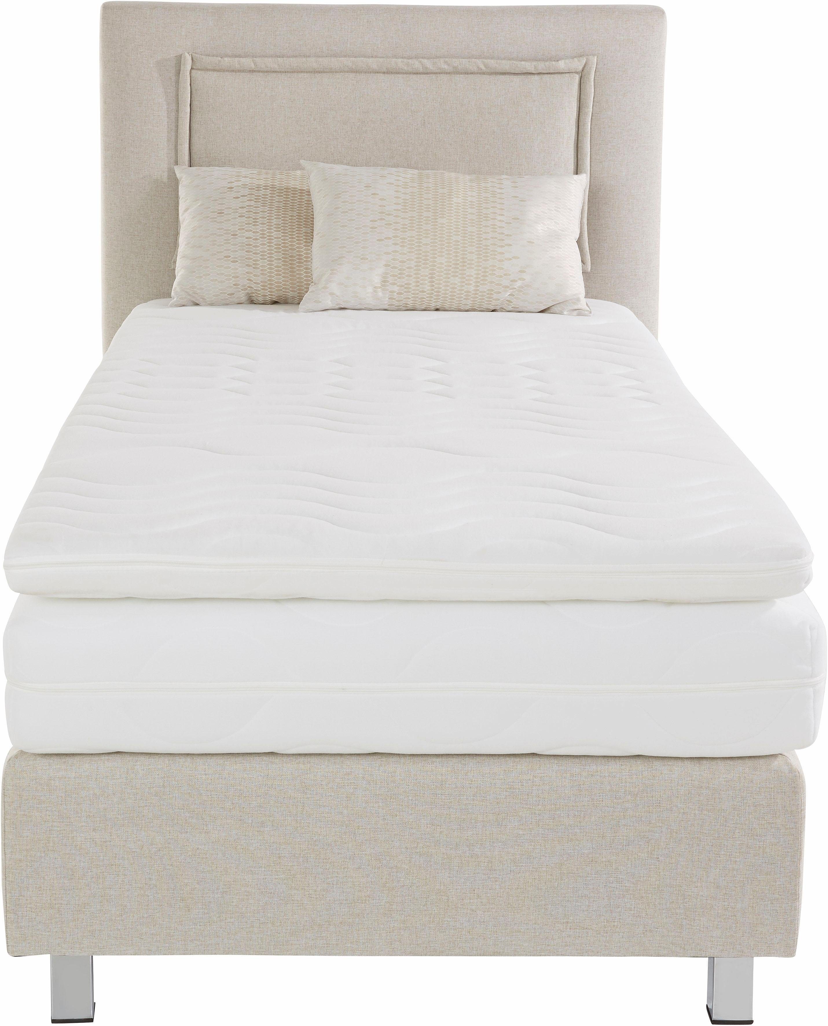 Westfalia Polsterbetten Boxspring incl. topmatras van koudschuim en sierkussen