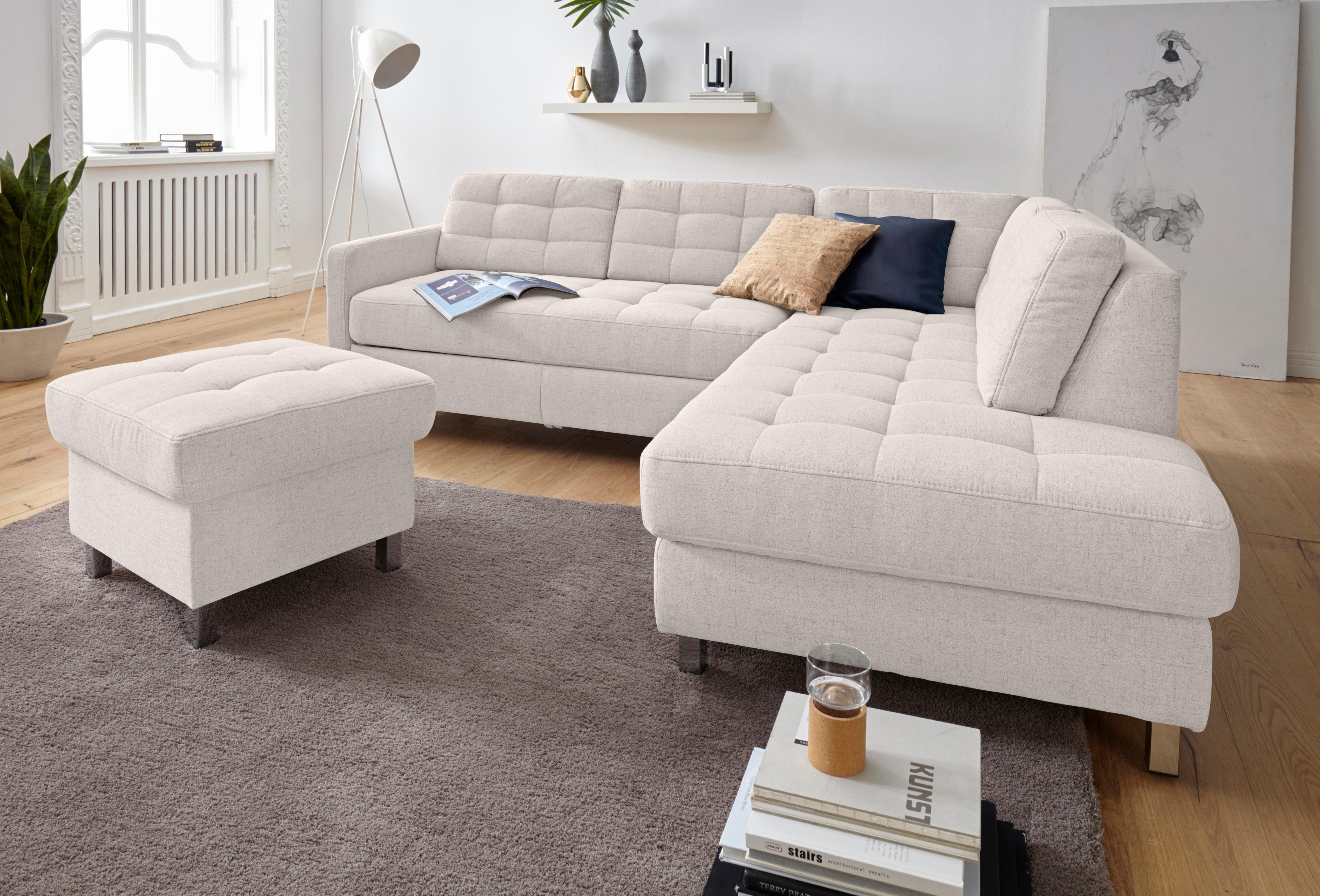 sit&more Hoekbank Picasso L-vorm naar keuze met slaapfunctie en bedkist