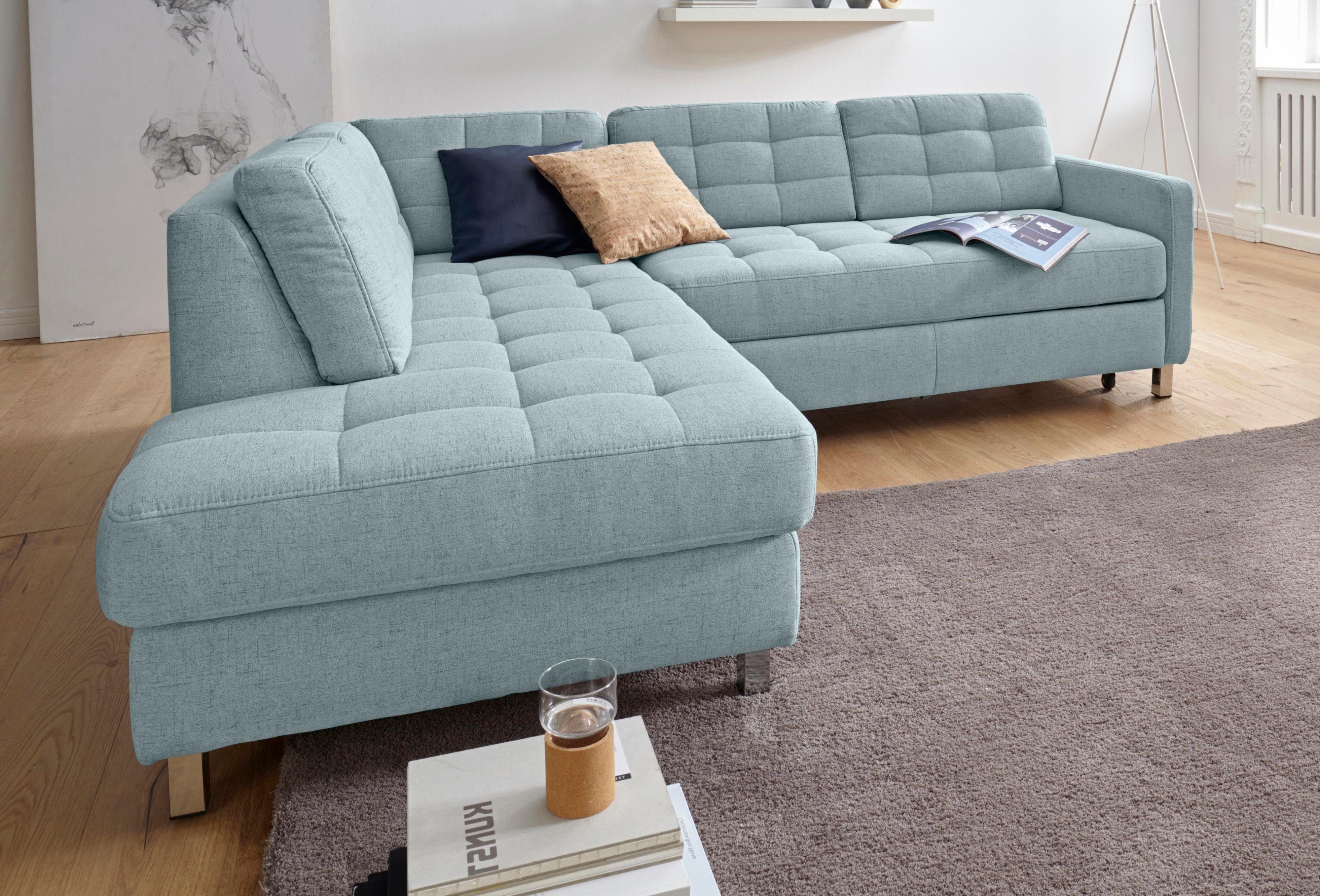 Sit&more Hoekbank Picasso L-vorm naar keuze met slaapfunctie en bedkist