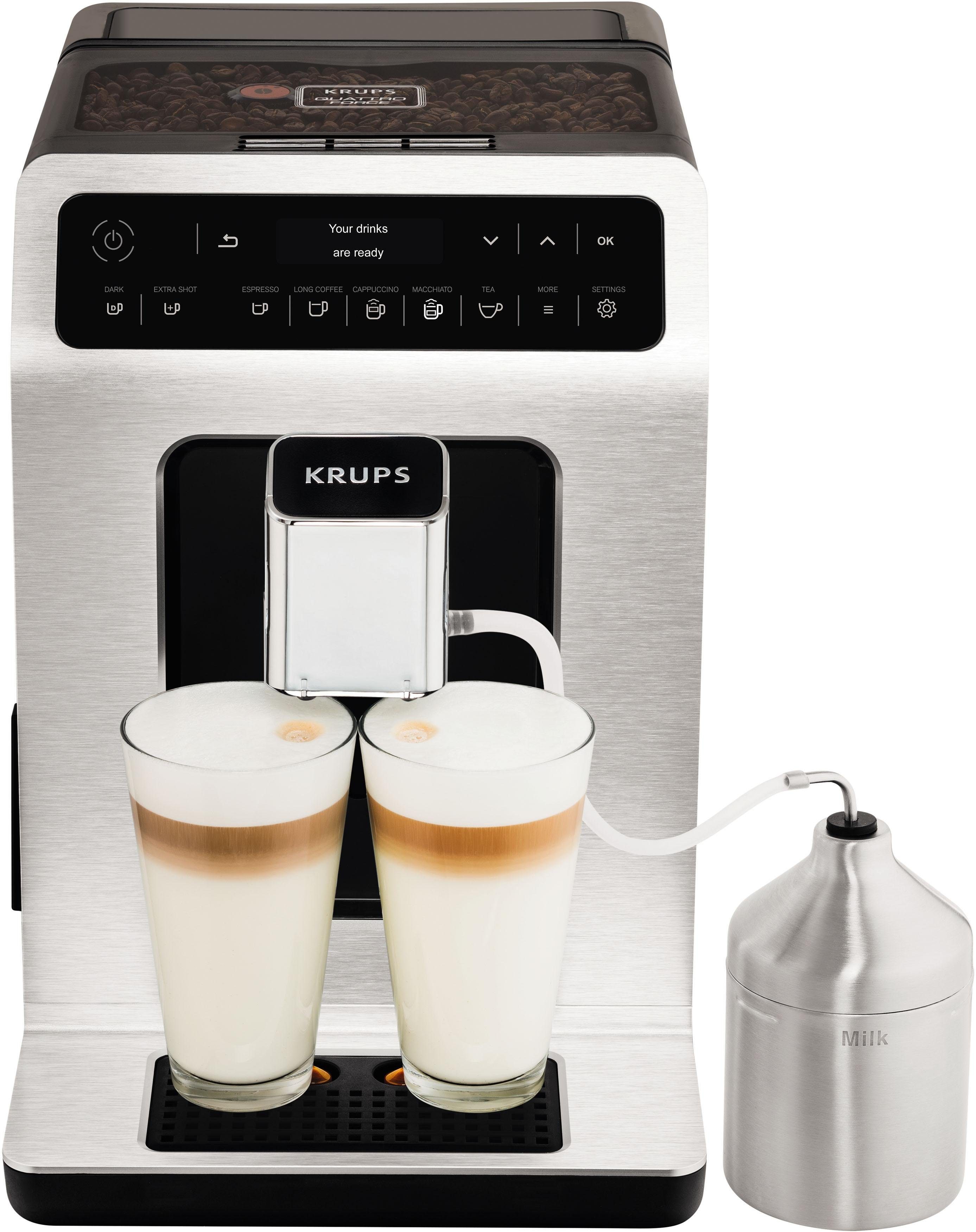 Krups Volautomatisch koffiezetapparaat EA891D Evidence, 12 koffie- en 3 theevariaties, oled-display en touchscreen