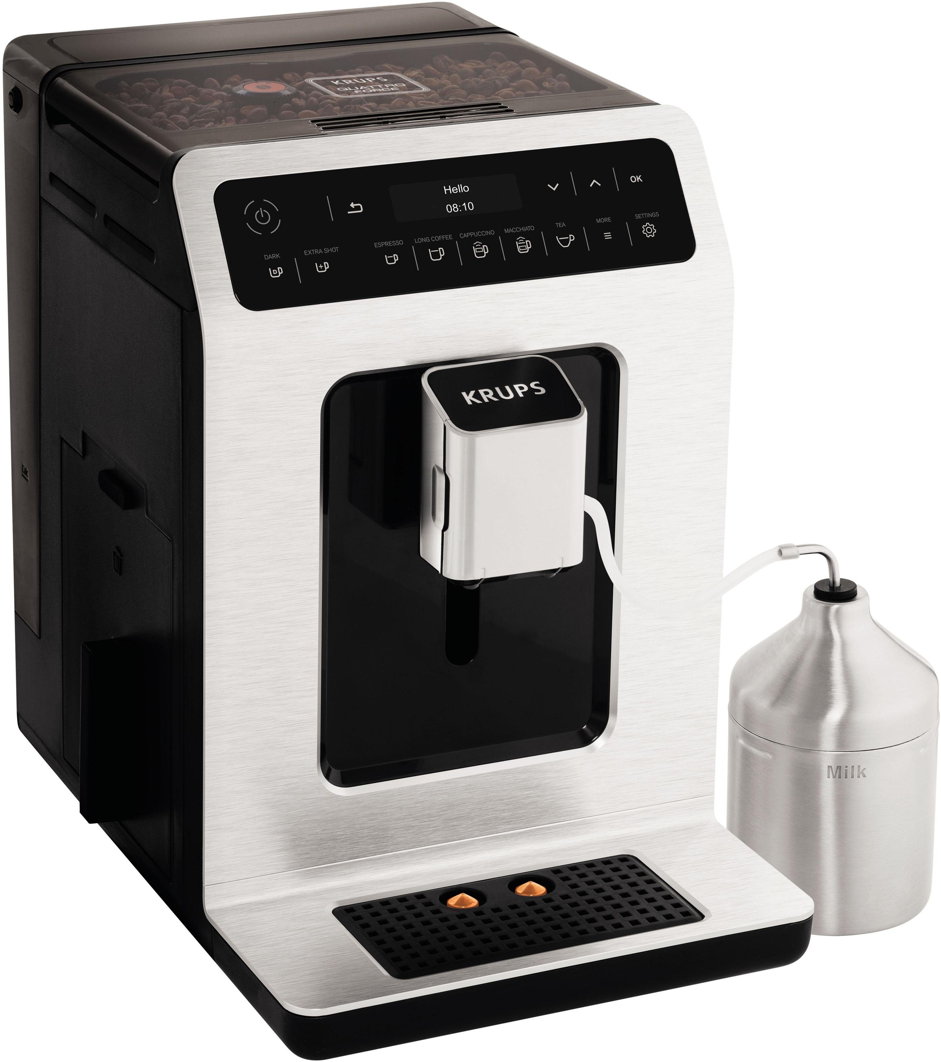 Krups Volautomatisch koffiezetapparaat EA891D Evidence, 12 koffie- en 3 theevariaties, oled-display en touchscreen