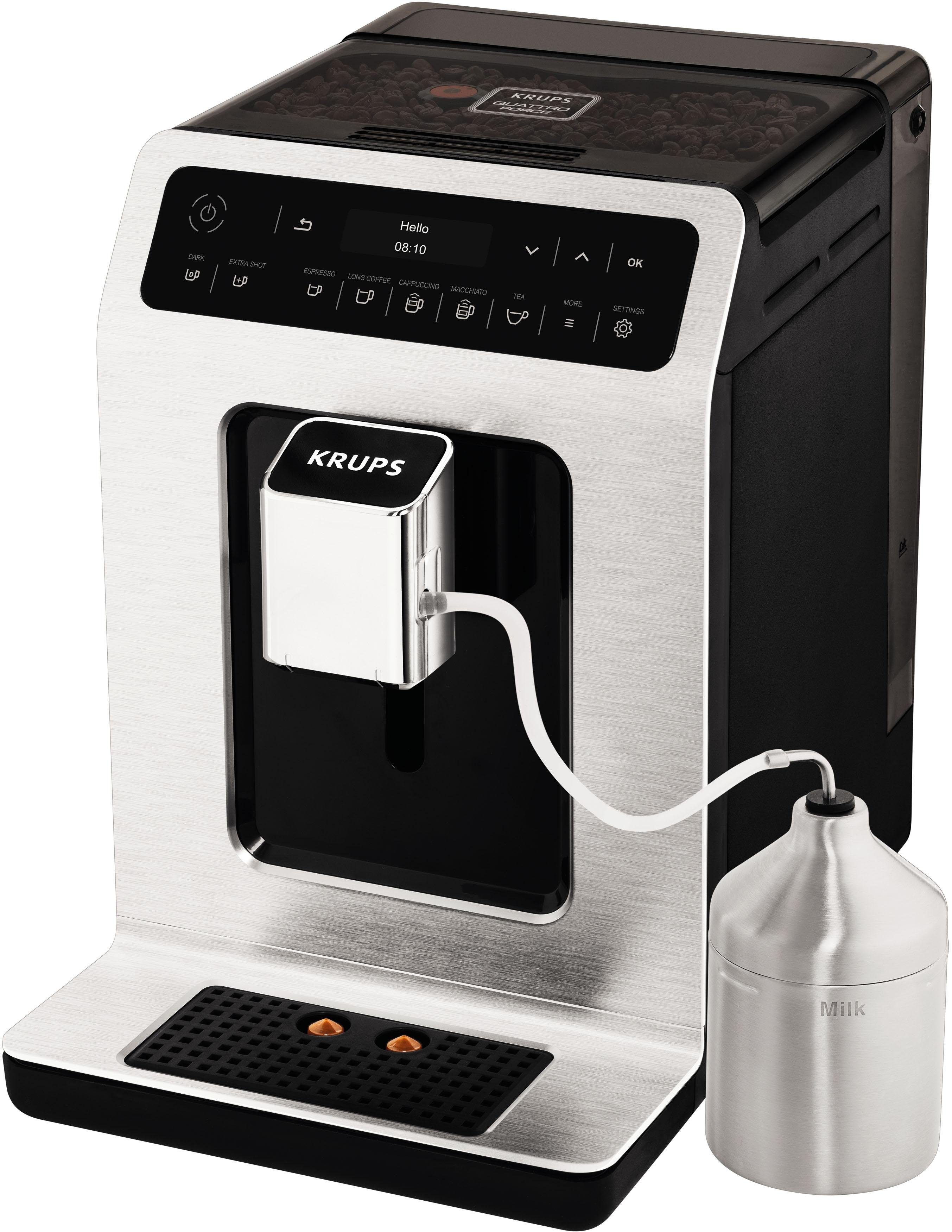 Krups Volautomatisch koffiezetapparaat EA891D Evidence, 12 koffie- en 3 theevariaties, oled-display en touchscreen