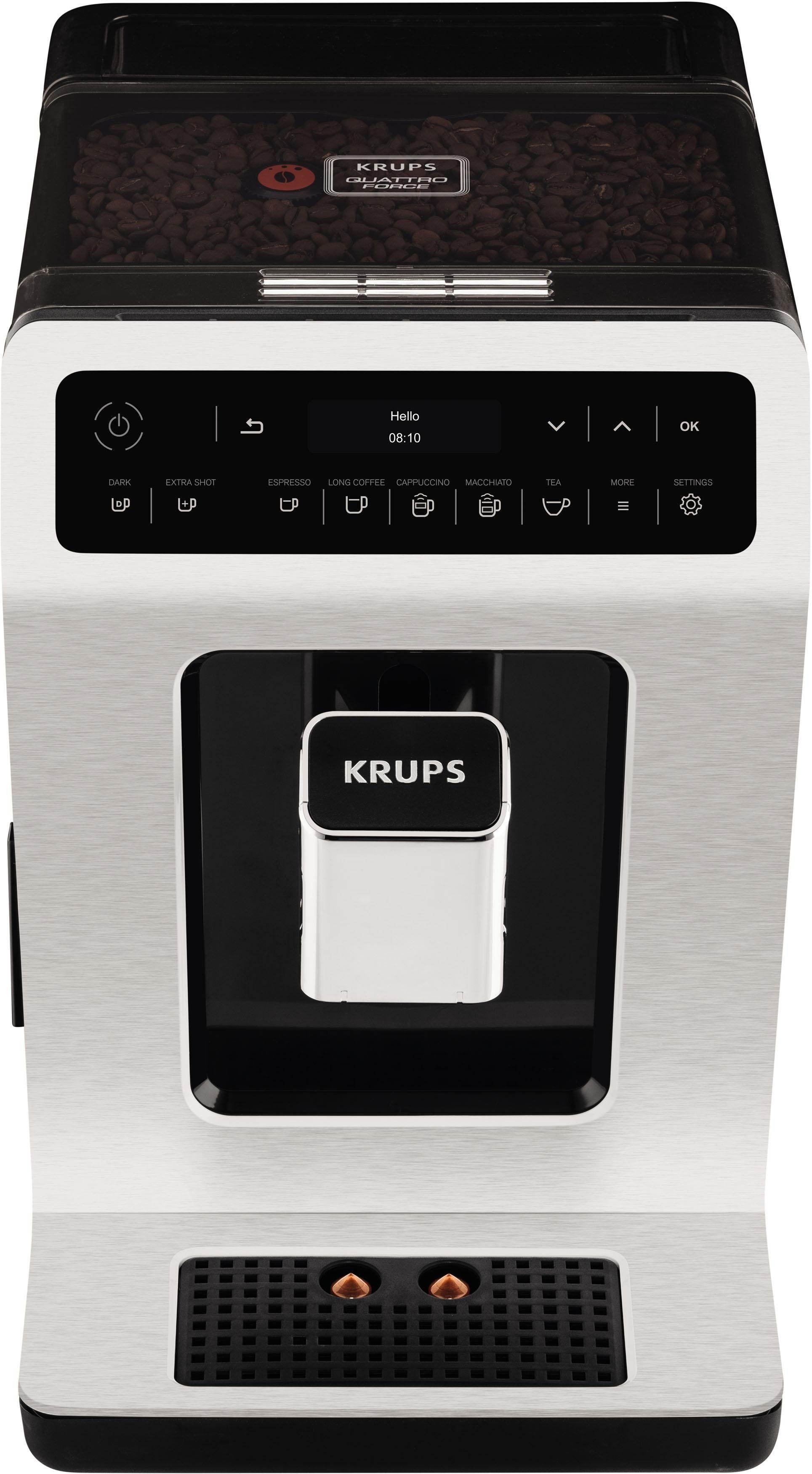 Krups Volautomatisch koffiezetapparaat EA891D Evidence, 12 koffie- en 3 theevariaties, oled-display en touchscreen
