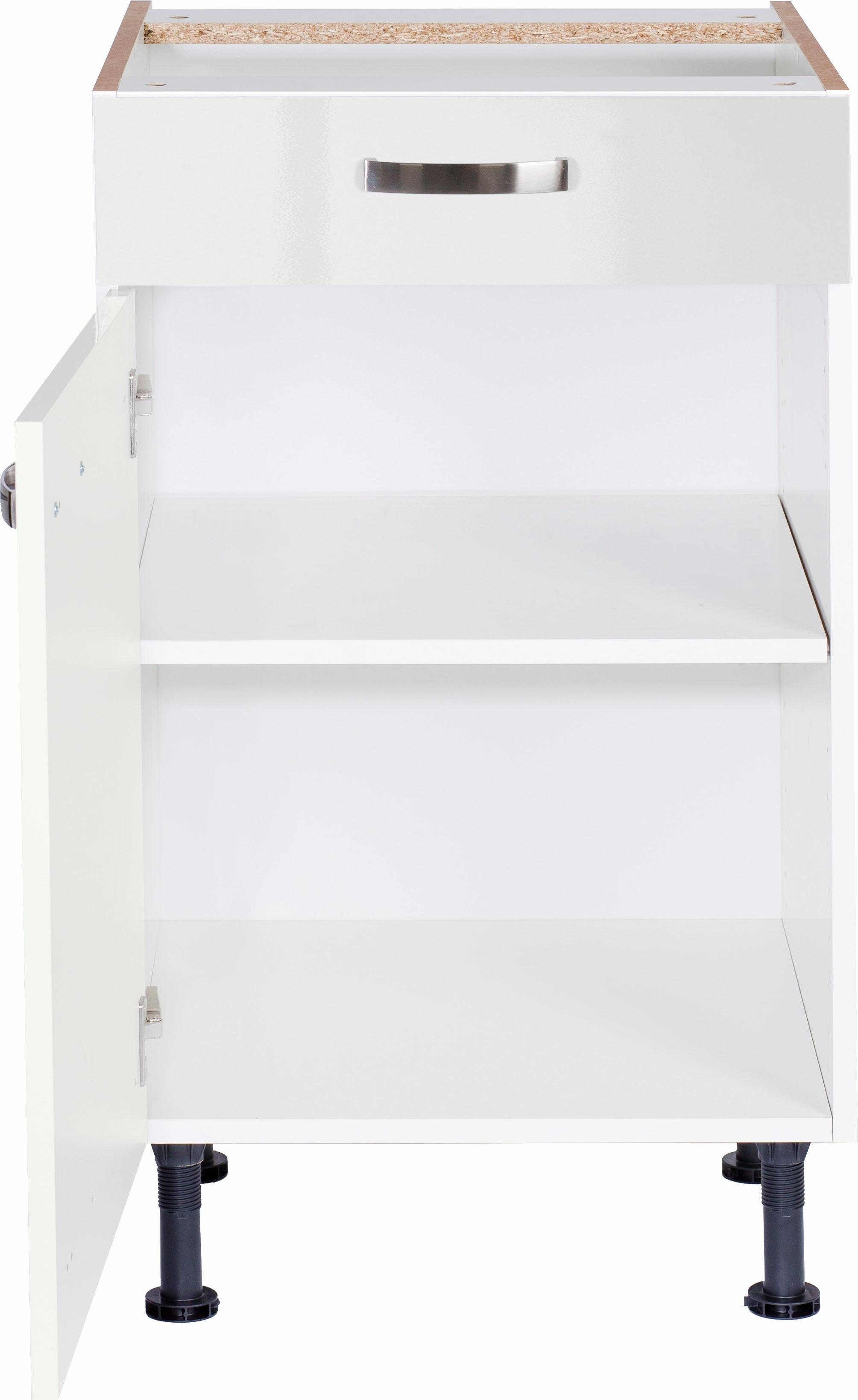 Kochstation Onderkast KS-Cara Breedte 50 cm, volledig uittrekbaar en soft-closefunctie