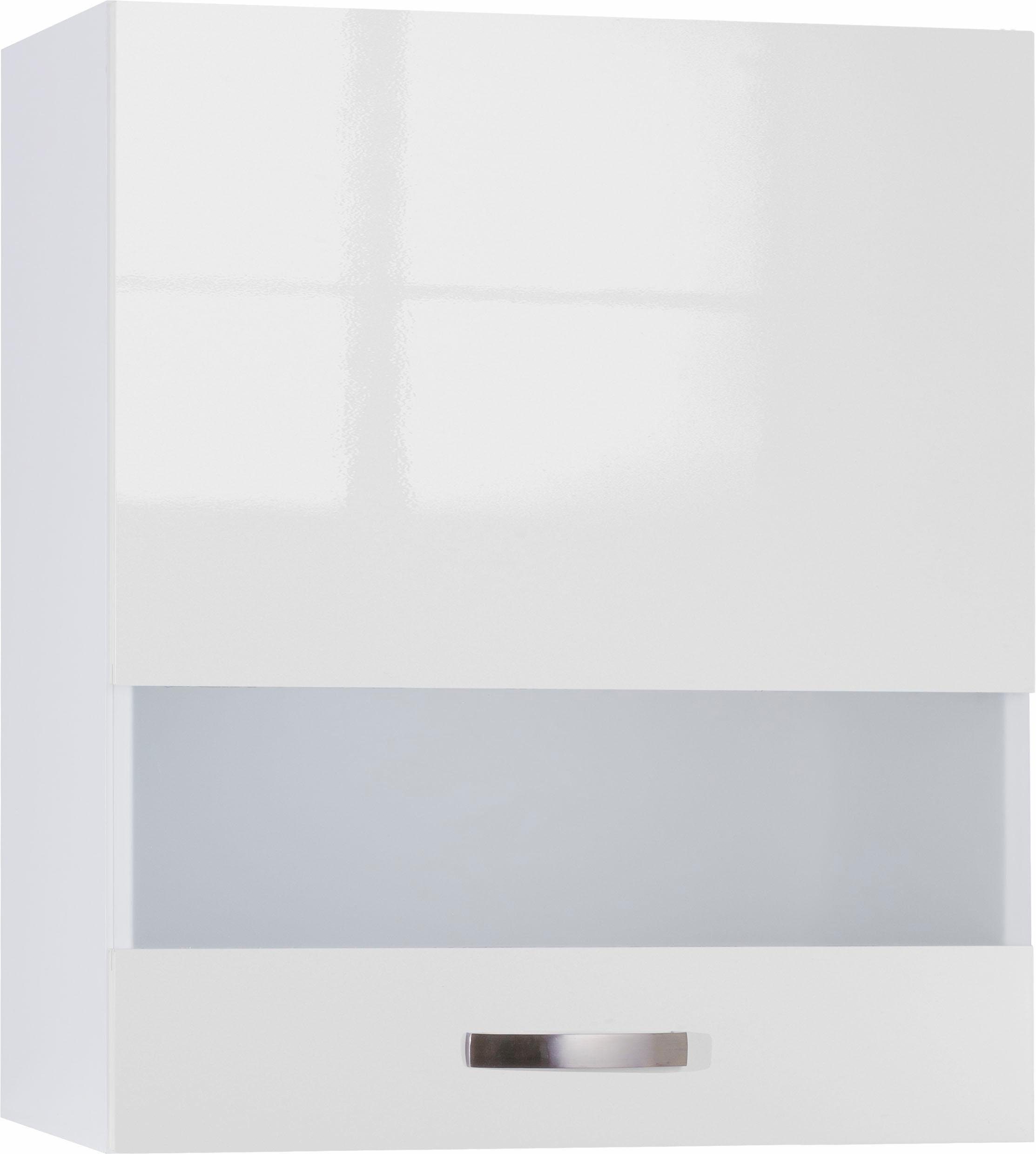 Kochstation Hangend kastje met glasdeur KS-Cara Breedte 60 cm hangkasten wit