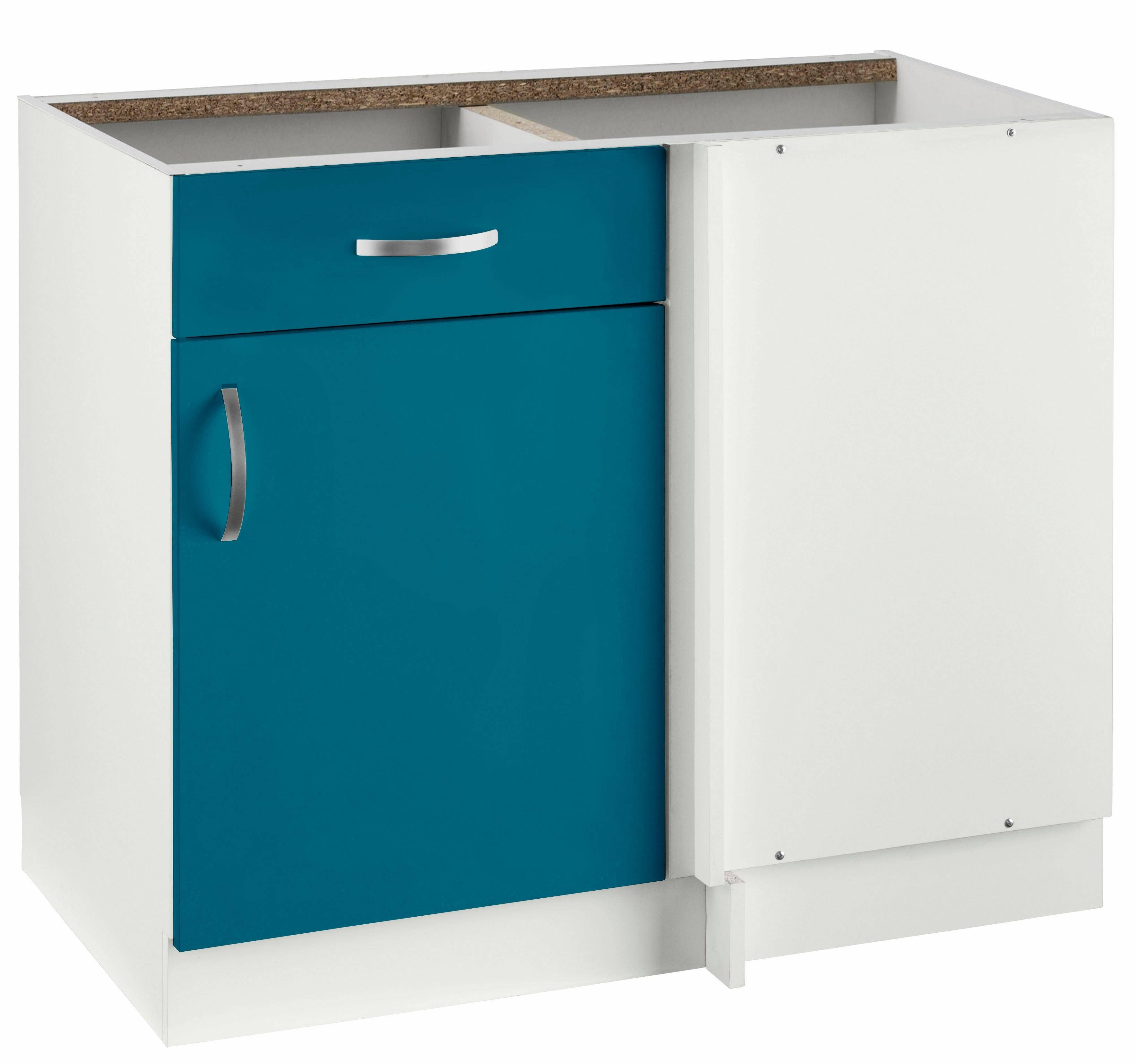 wiho Küchen Onderkast Flexi onderkasten blauw