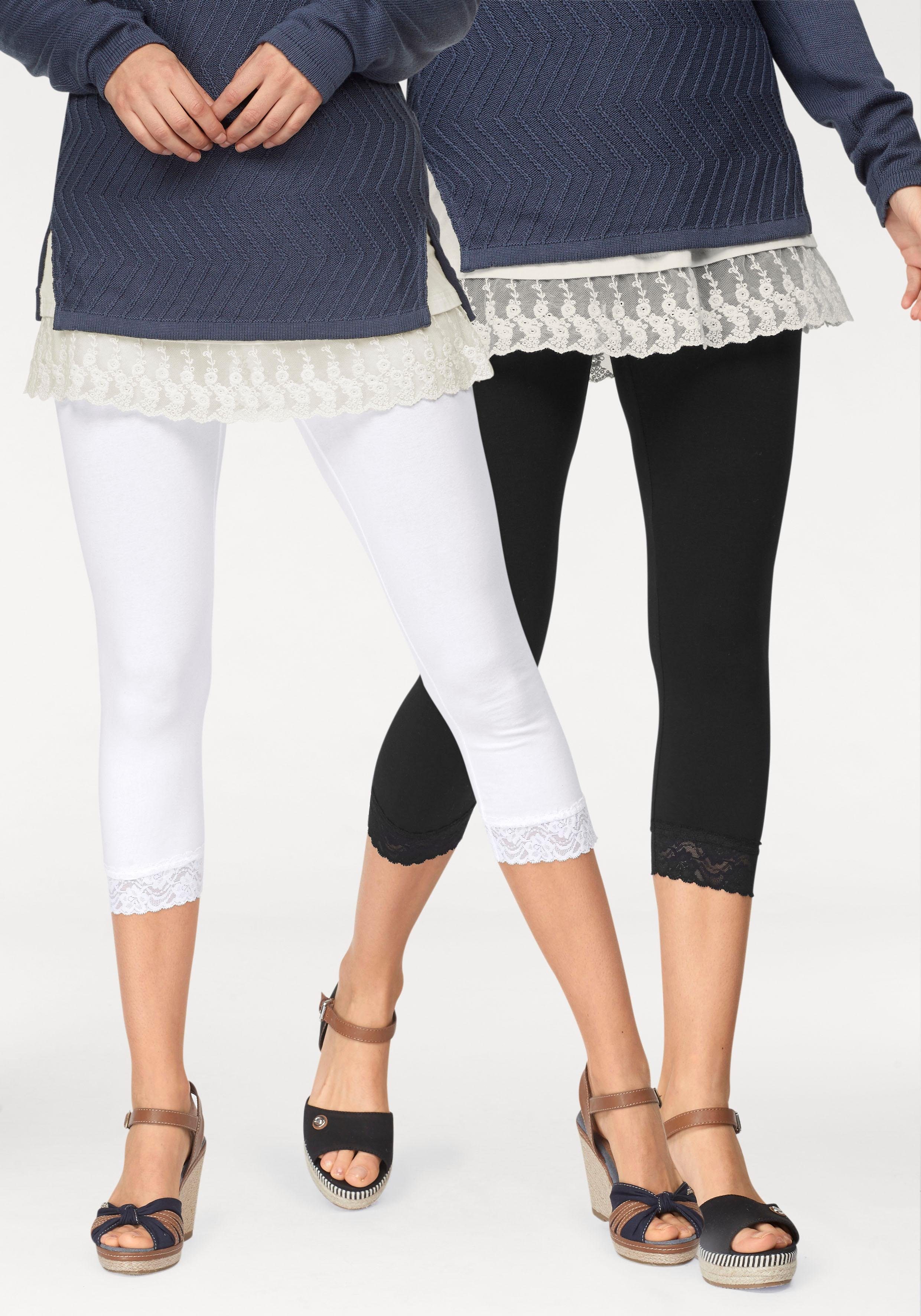Boysen's Legging met kant (Set van 2)