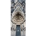 queence kapstok kathedraal met 6 haken, 50 x 120 cm grijs