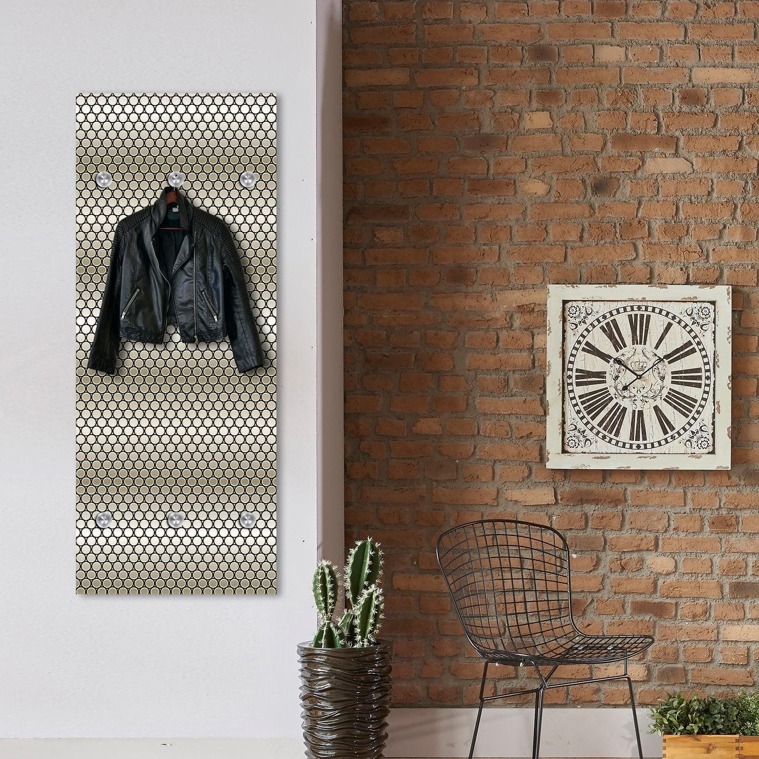 queence Kapstok Punten met 6 haken, 50 x 120 cm