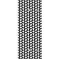 queence kapstok vlechtmotief met 6 haken, 50 x 120 cm grijs