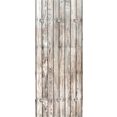 queence kapstok houten wand met 6 haken, 50 x 120 cm beige