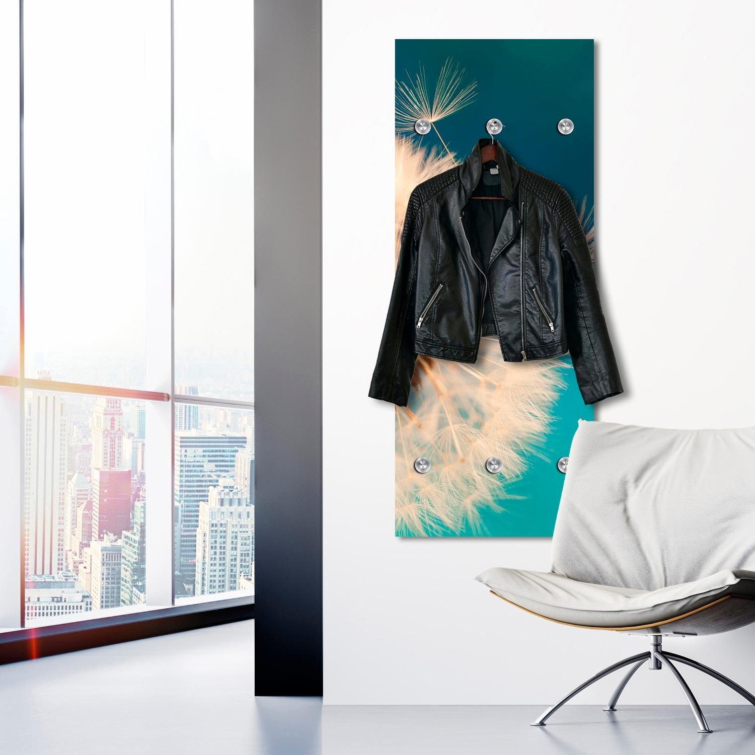 queence Kapstok Pluizenbol in groot met 6 haken, 50 x 120 cm