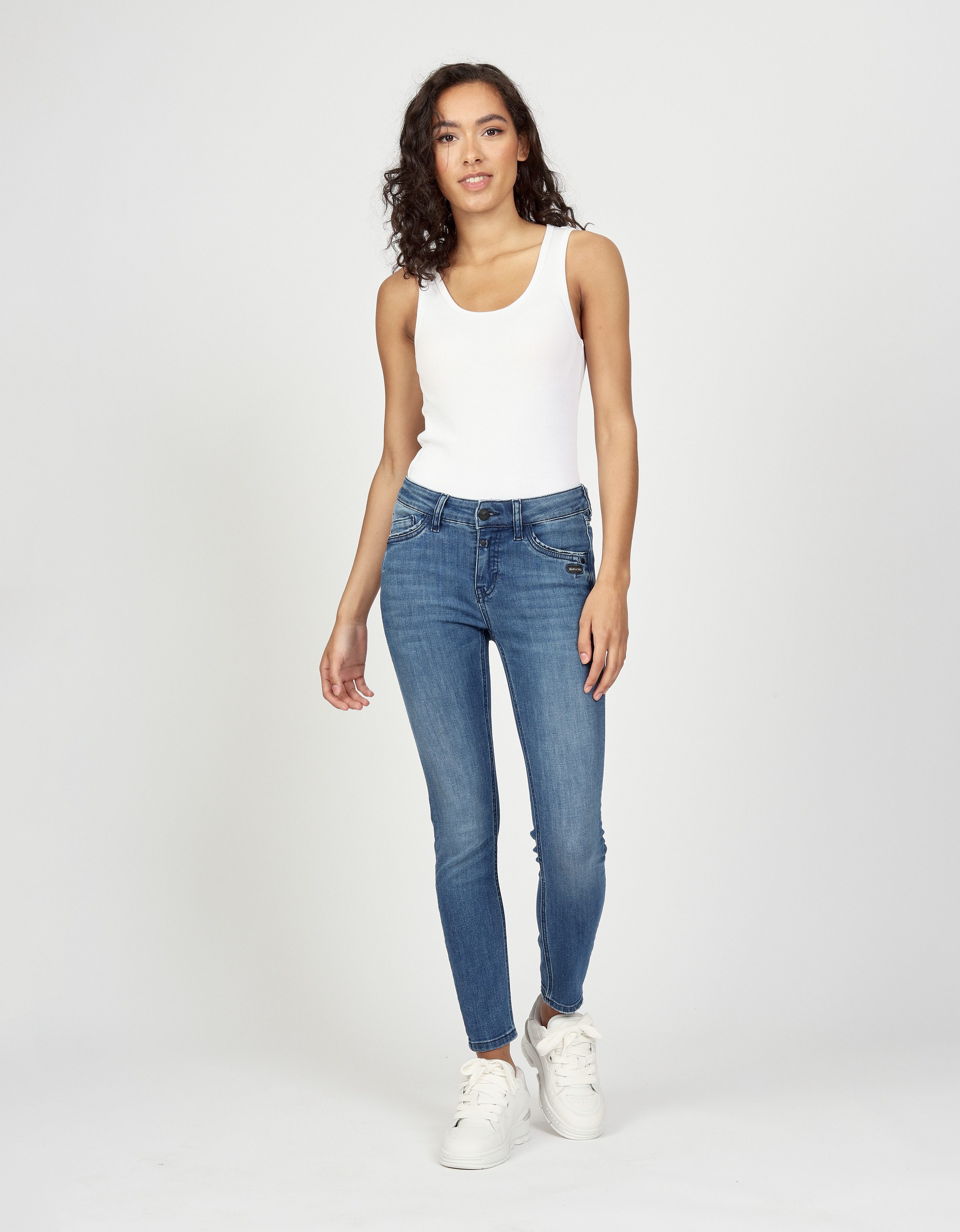 GANG Skinny fit jeans 94LAYLA comfortabele taillehoogte