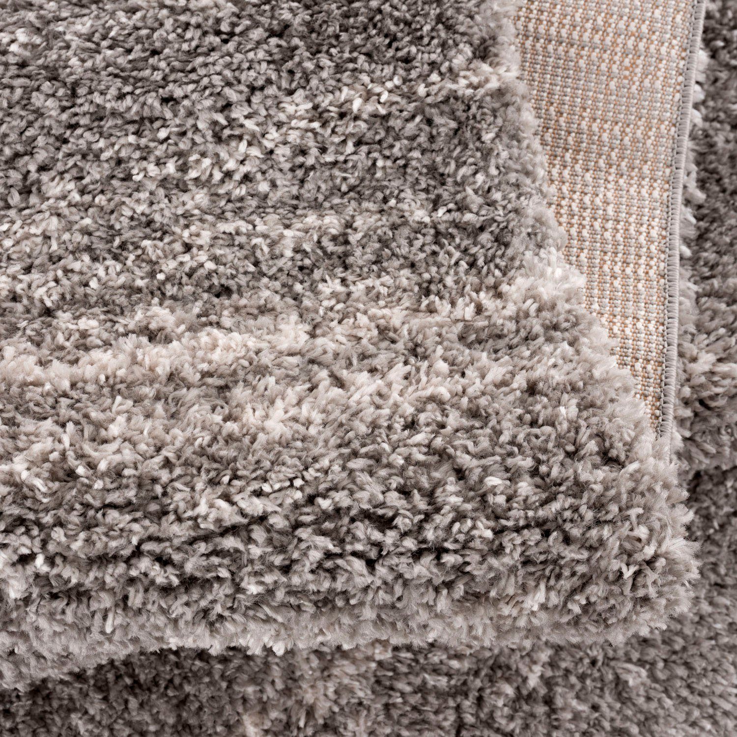 Carpet City Hoogpolig vloerkleed Pulpy 524 bijzonder zacht, met franje, mêlee