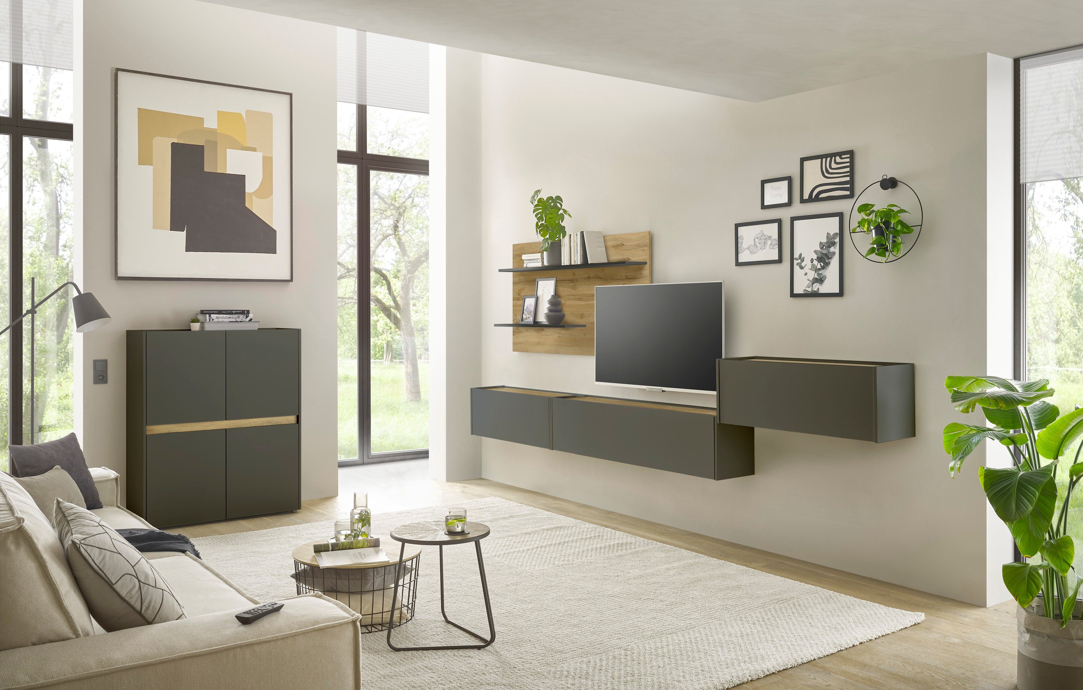 INOSIGN Set kantoormeubelen City/Giron Thuiskantoor, wandsecretaire (set, 5-delig)