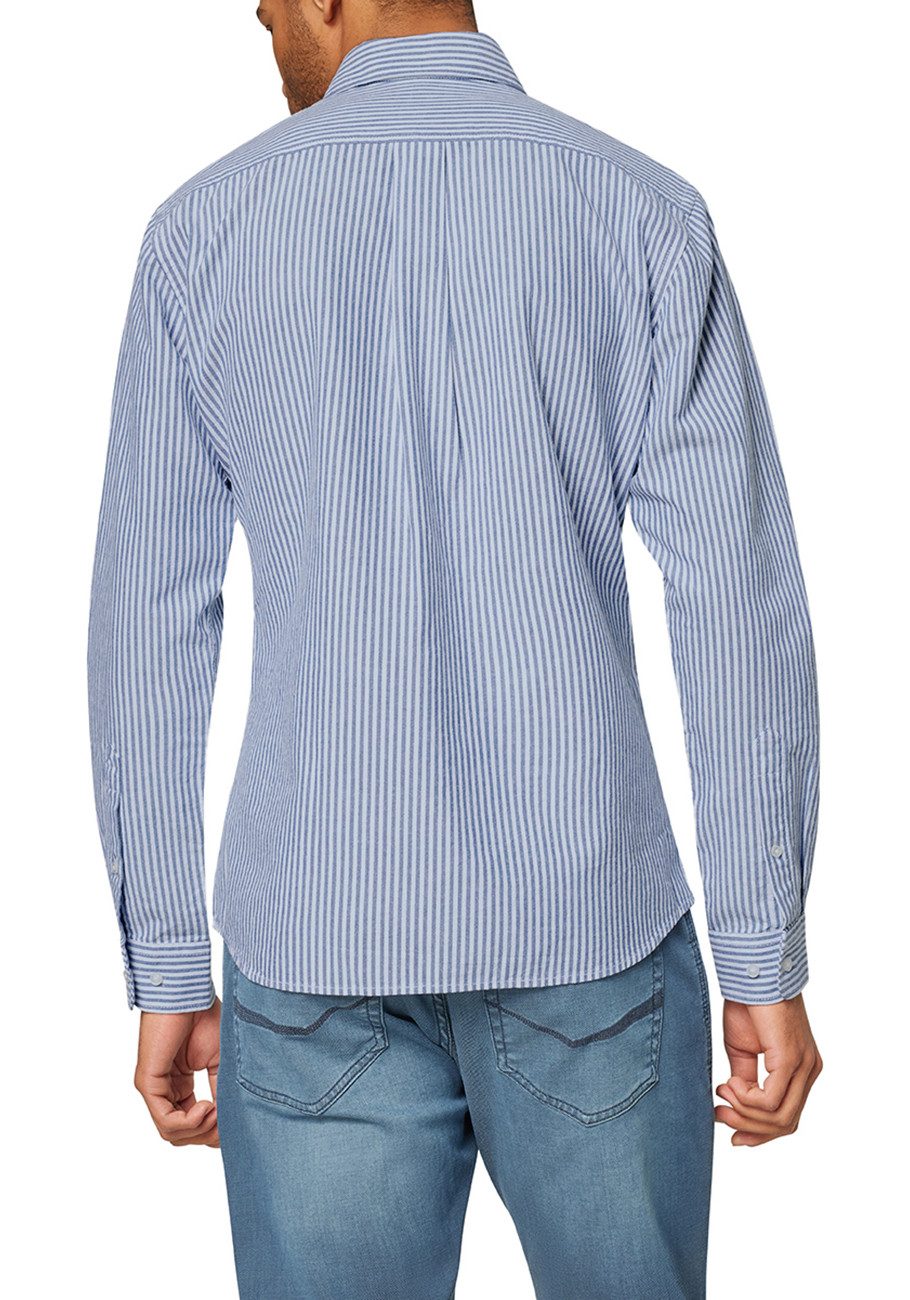 Pierre Cardin Gestreept overhemd met button-down-kraag - modern fit