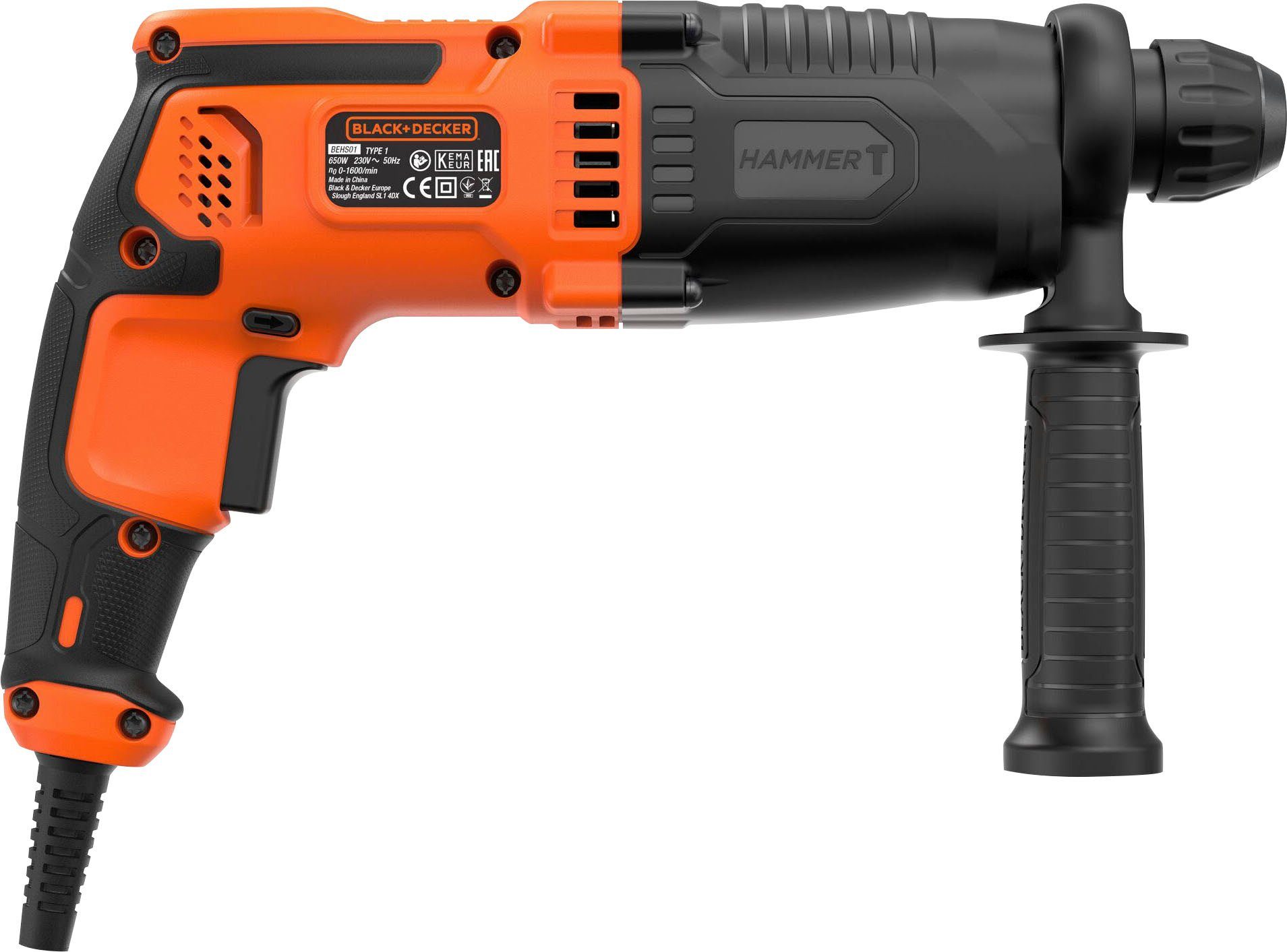 Black + Decker Combinatiehamer BEHS01K (8-delig)