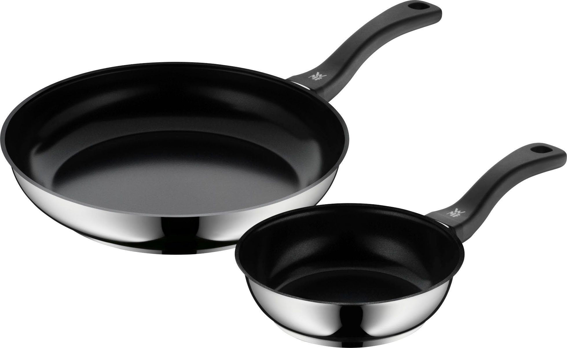 WMF Pannenset Devil Inductie (set, 2-delig) pannensets zilver