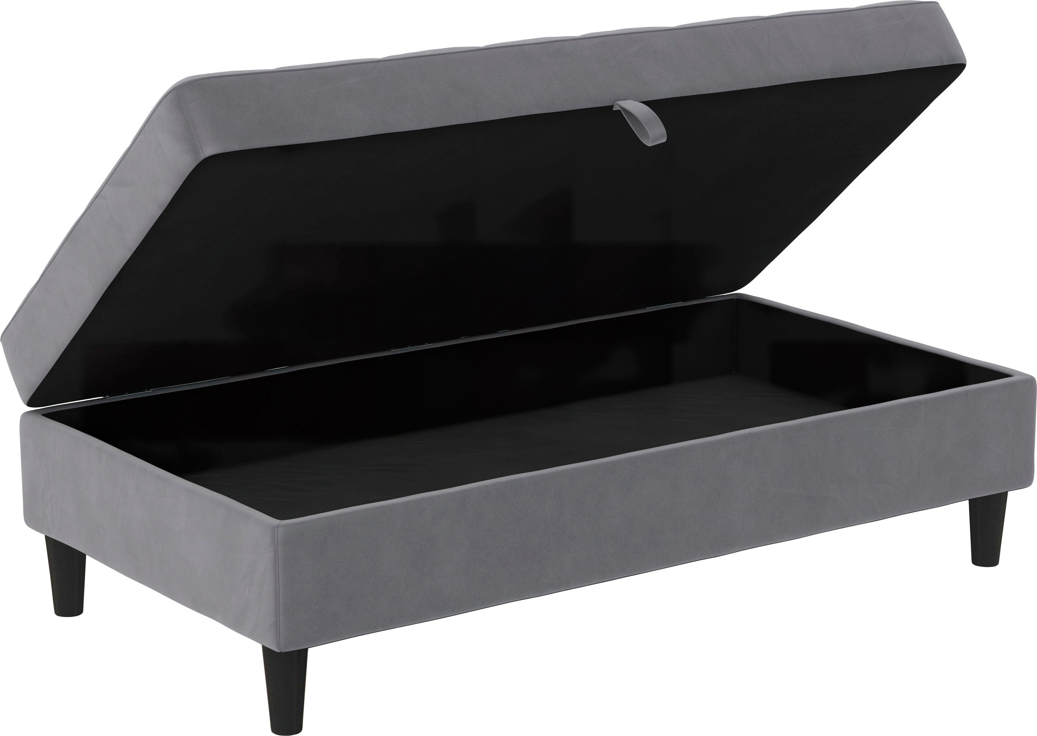 Dorel Home Hocker met bergruimte Presley Hocker met bergruimte, vrij plaatsbaar, zithoogte 43 cm