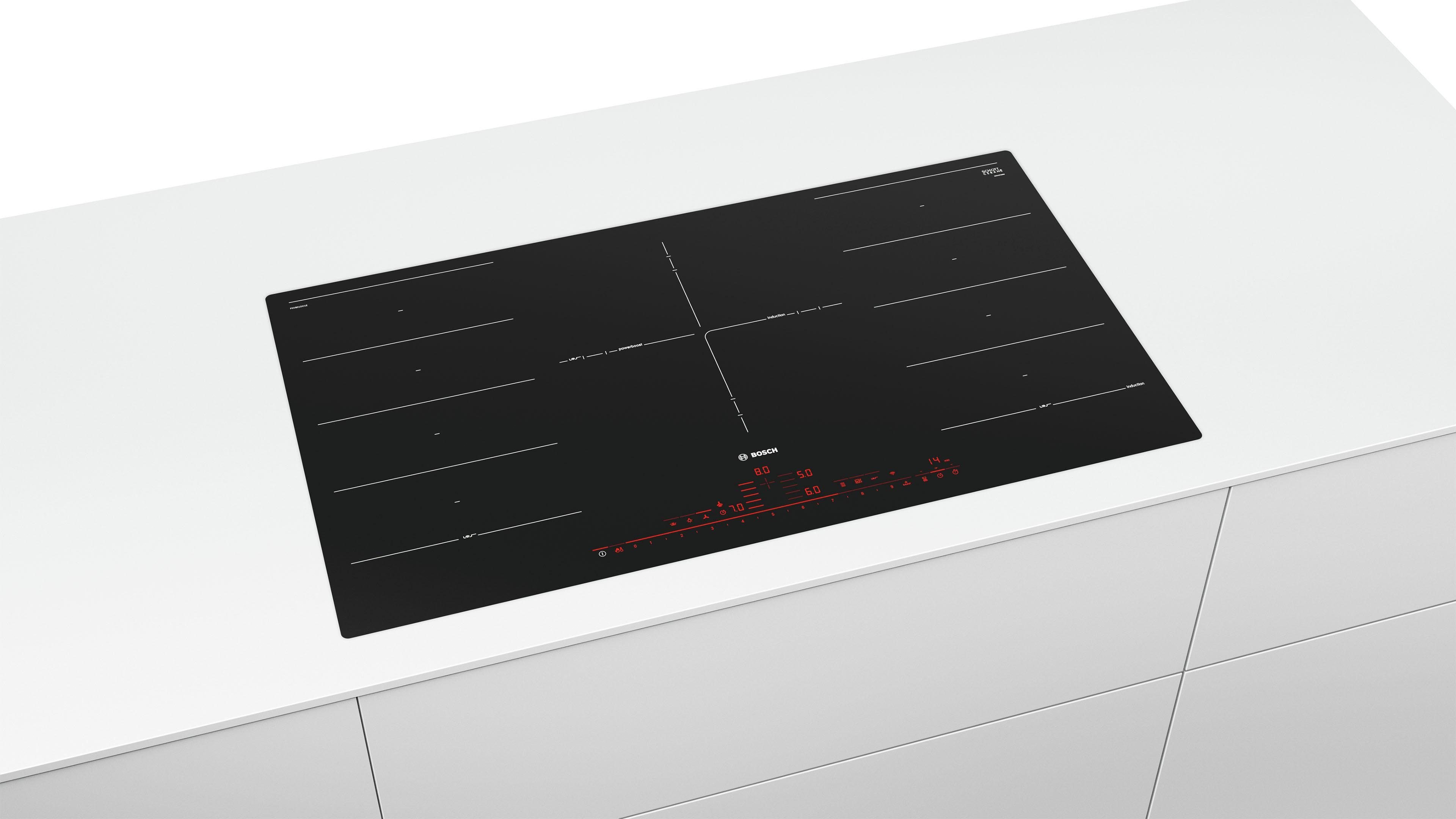 BOSCH Flex-inductiekookplaat van SCHOTT CERAN® PXV901DV1E met perfectfry-braadsensor