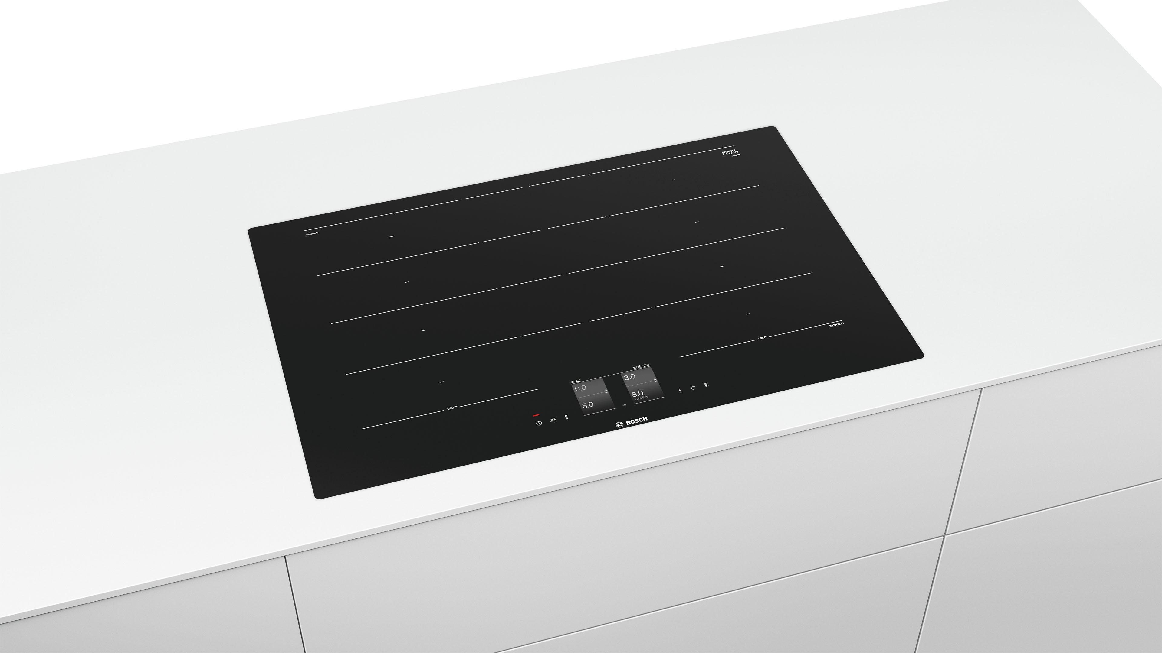 BOSCH Flex-inductiekookplaat van SCHOTT CERAN® PXY801KW1E met perfectfry-braadsensor