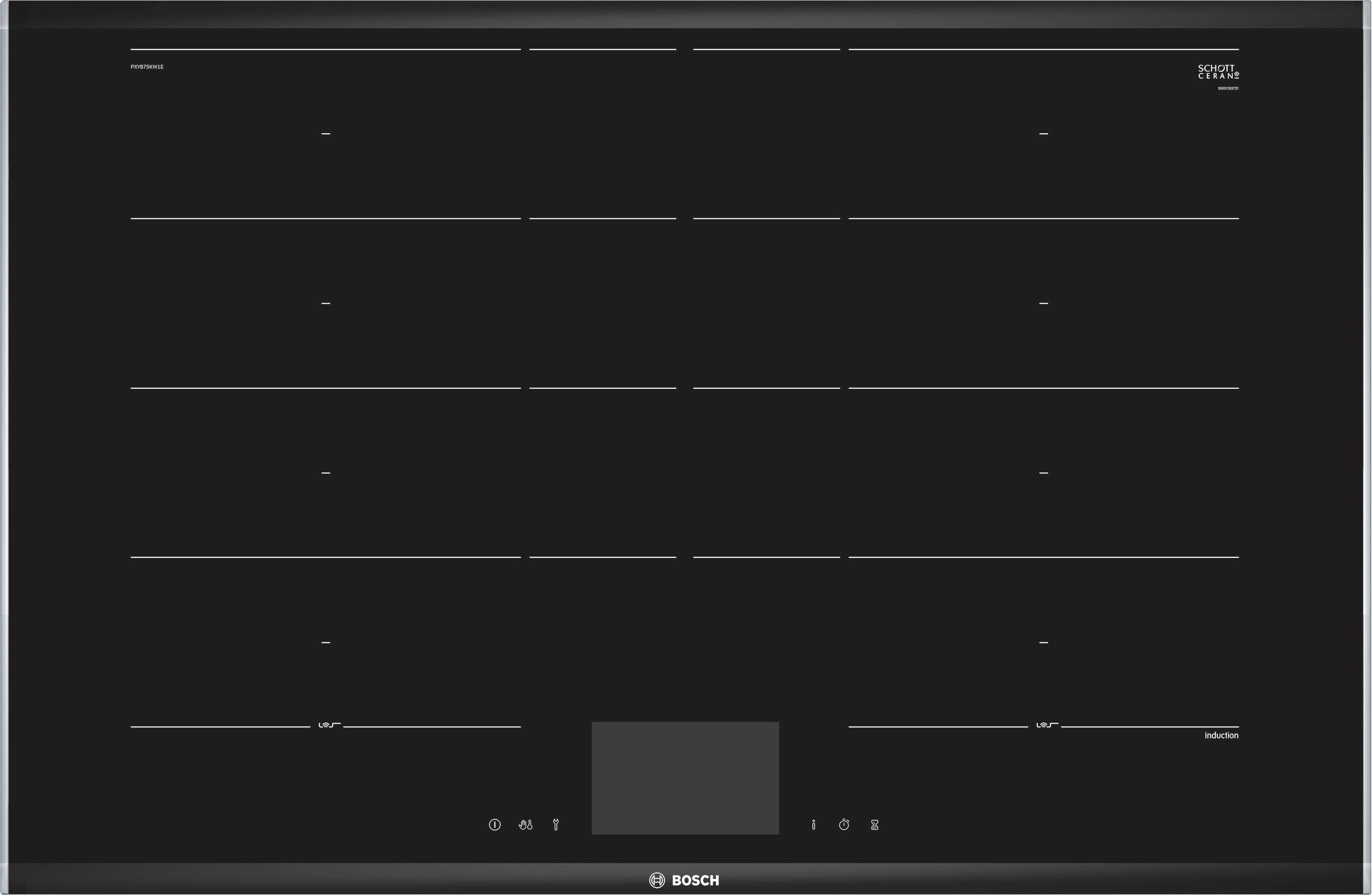 BOSCH Flex-inductiekookplaat van SCHOTT CERAN® PXY875KW1E met perfectfry-braadsensor