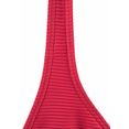 sunseeker triangel-bikinitop fancy van structuurstof rood
