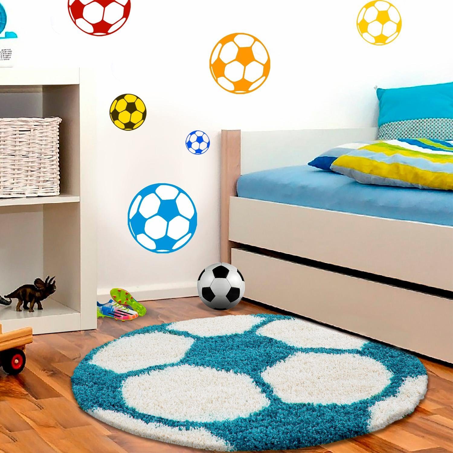 Ayyildiz Teppiche Kindervloerkleed Fun 6001 Voetbal ontwerp