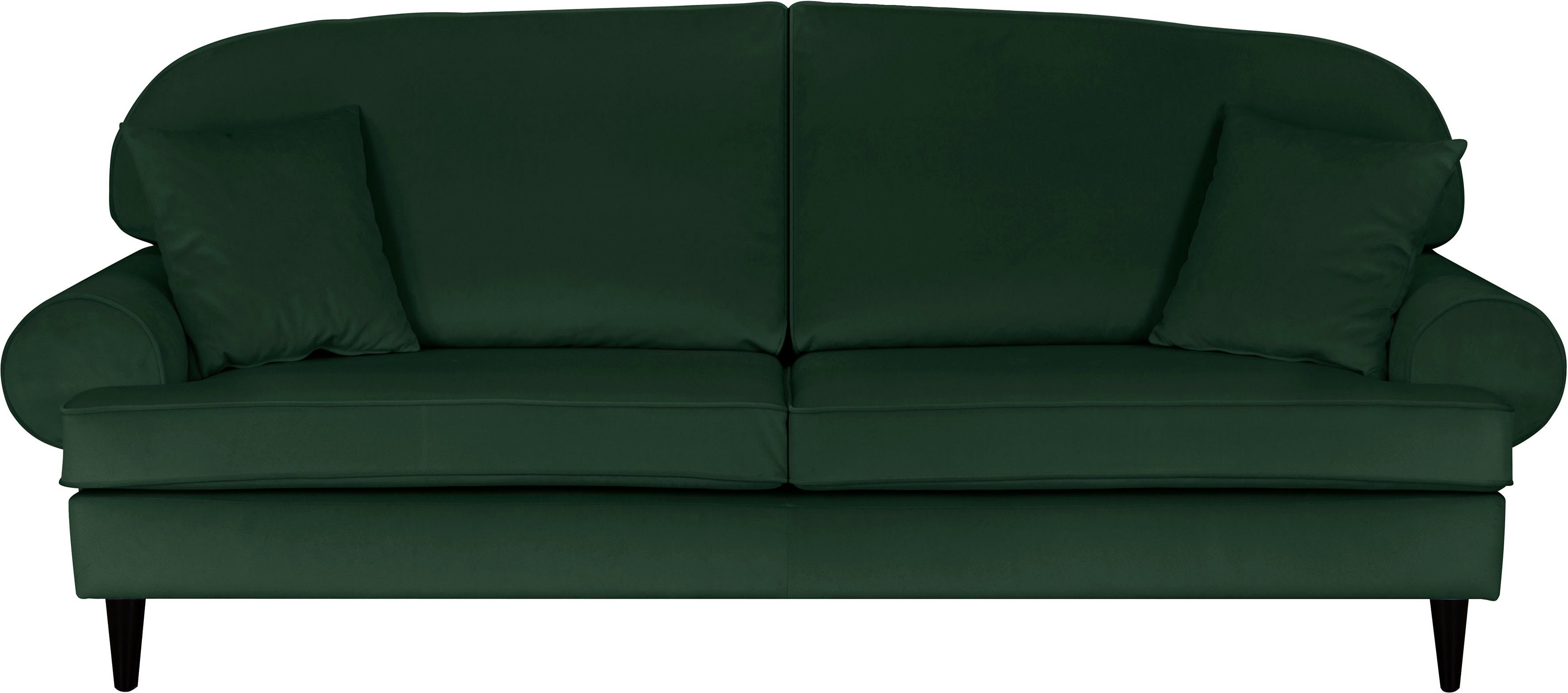 Home affaire 3-zitsbank Vitreux ook in bouclé-bekleding, incl. sierkussen groen, 3-zitsbanken