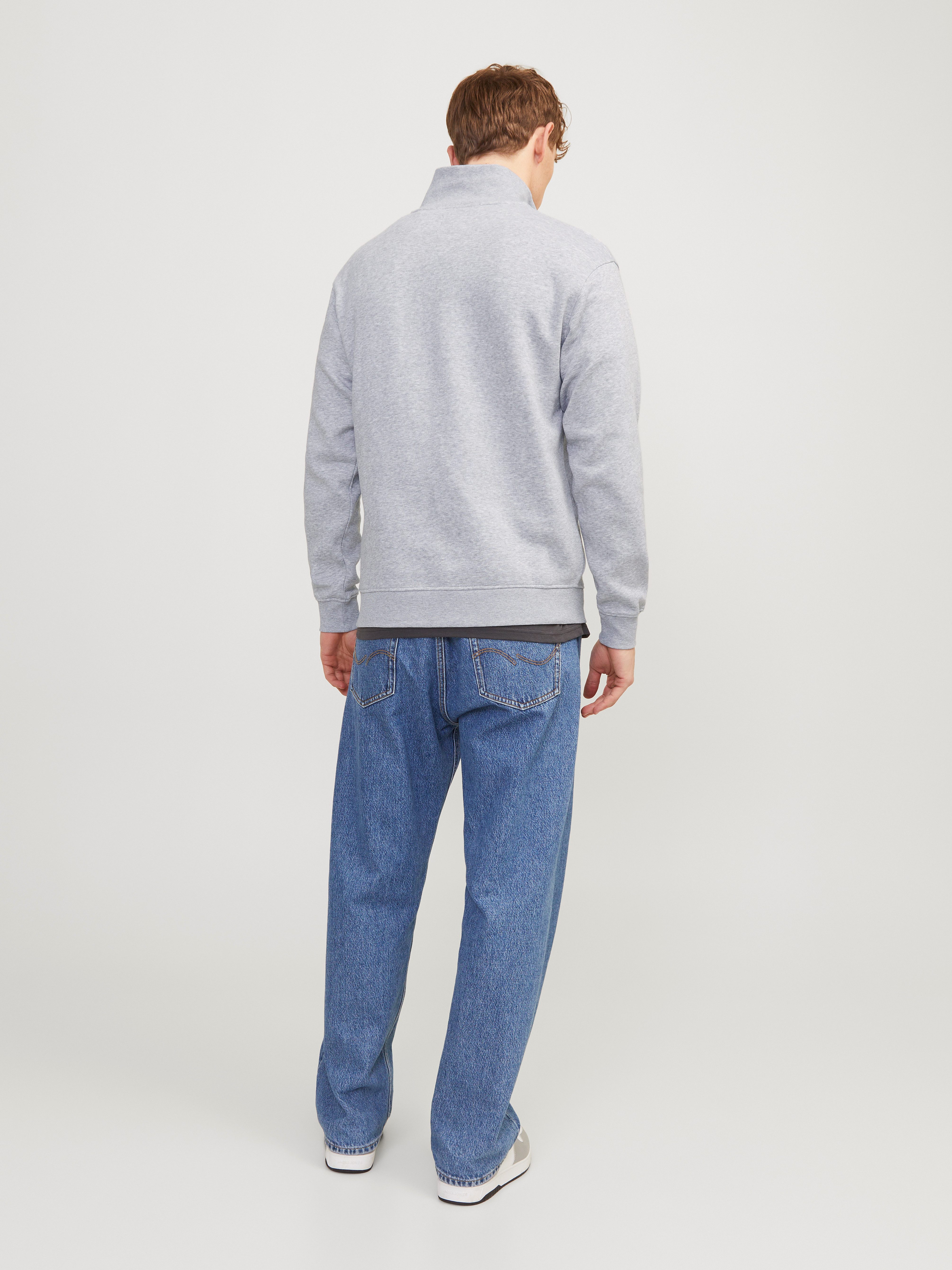 Jack & Jones Sweatshirt JJEBRADLEY SWEAT HALF ZIP NOOS