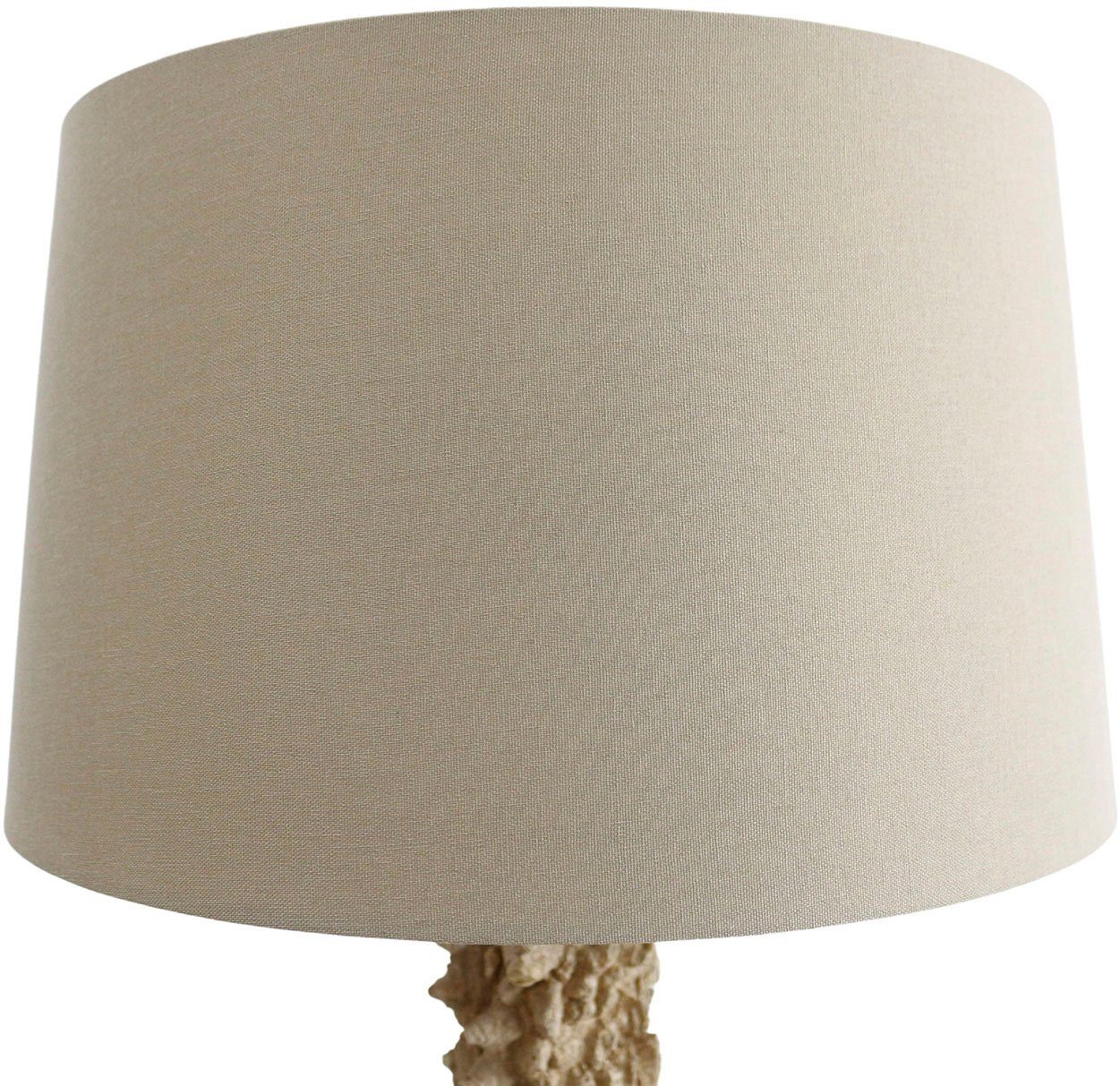 SalesFever Staande lamp Pandora handgemaakt, met linnen kap (1 stuk)