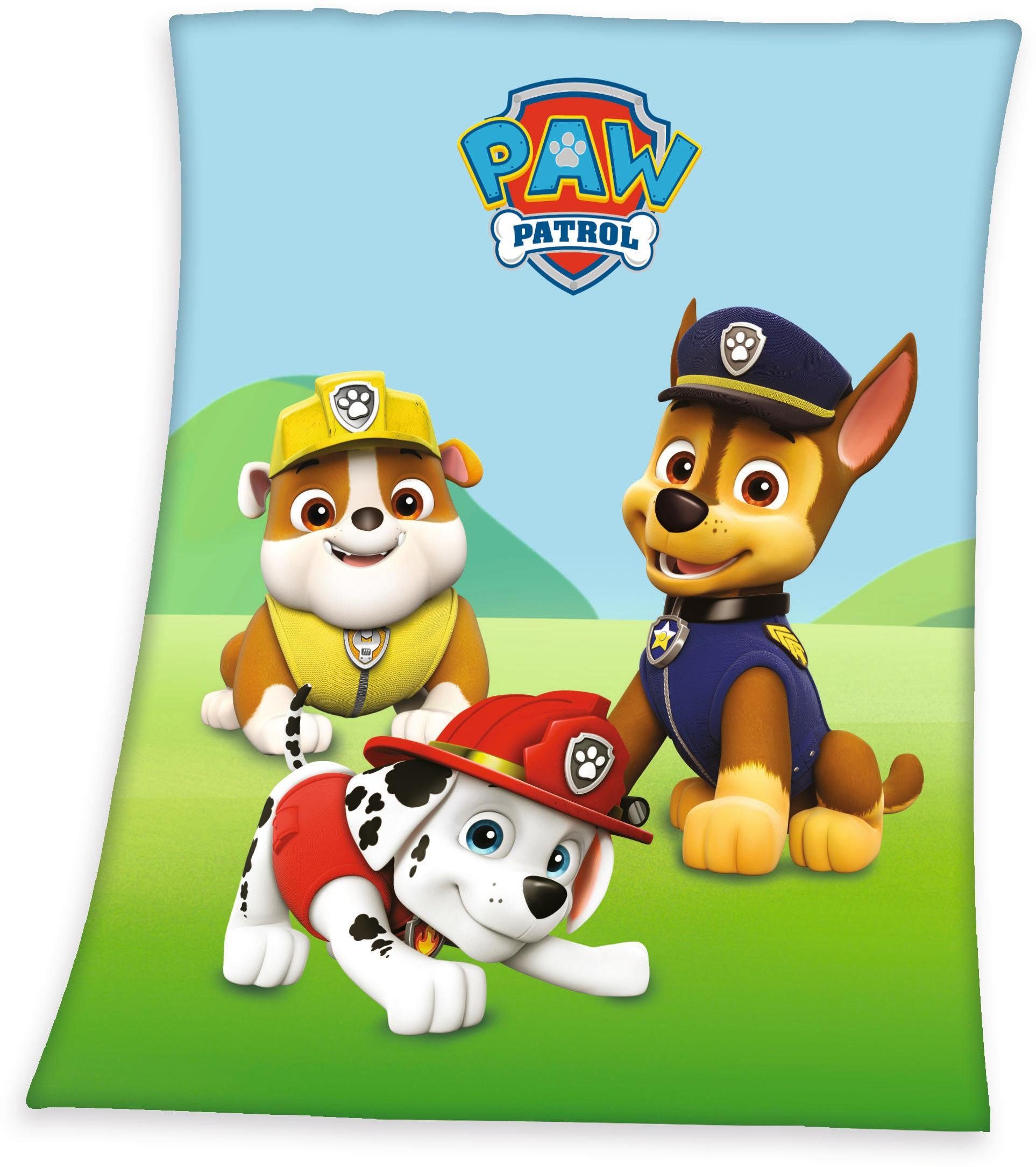 PAW PATROL Kinderdeken Paw Petrol met motief, knuffeldeken