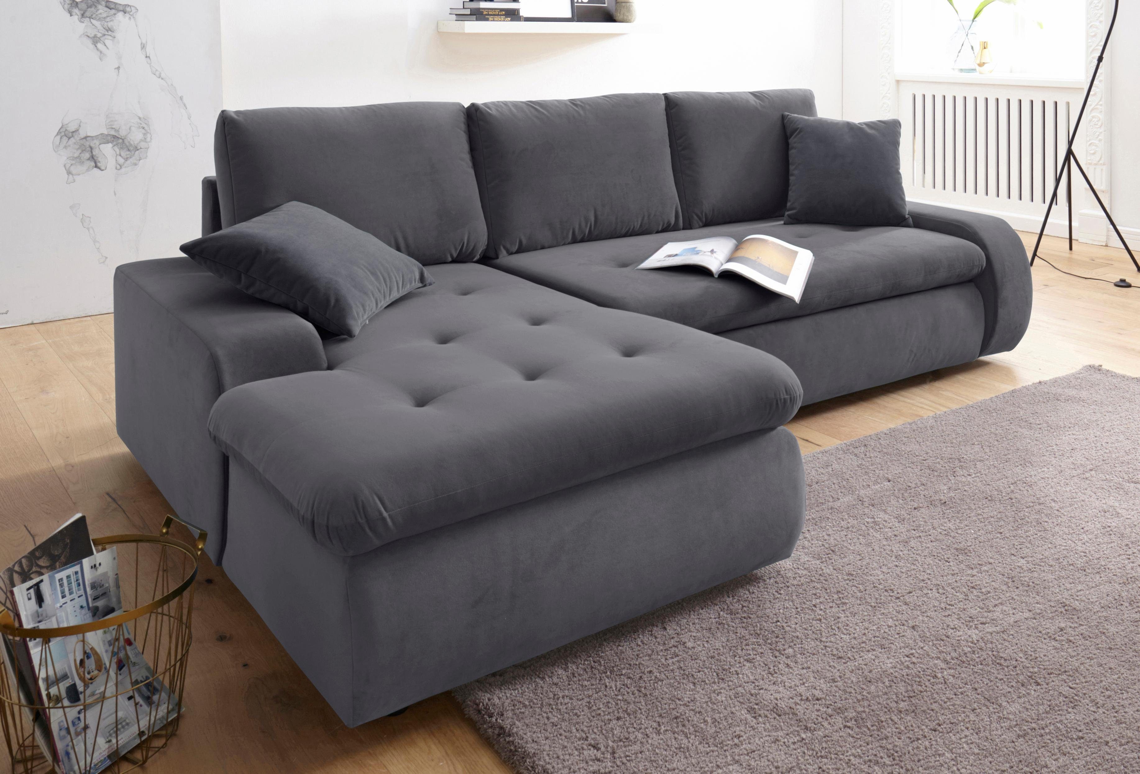 TRENDMANUFAKTUR Hoekbank Indie II, geweldige afwerking, comfortabel en aangenaam om op te zitten