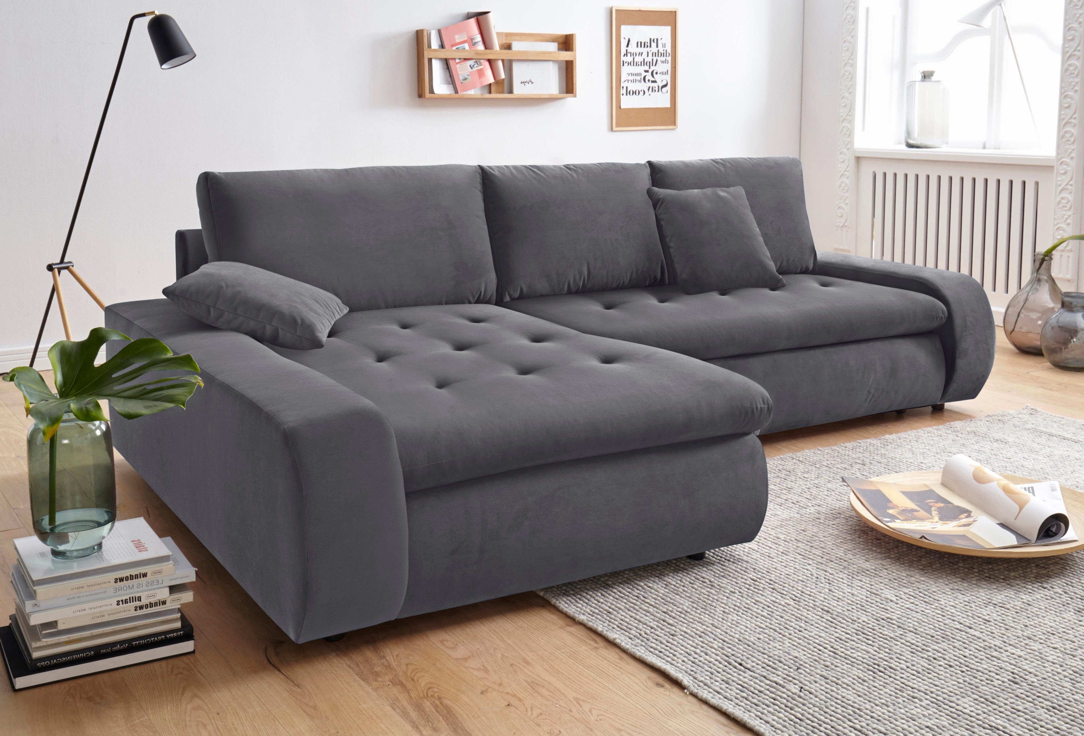 TRENDMANUFAKTUR Hoekbank Indie II, geweldige afwerking, comfortabel en aangenaam om op te zitten