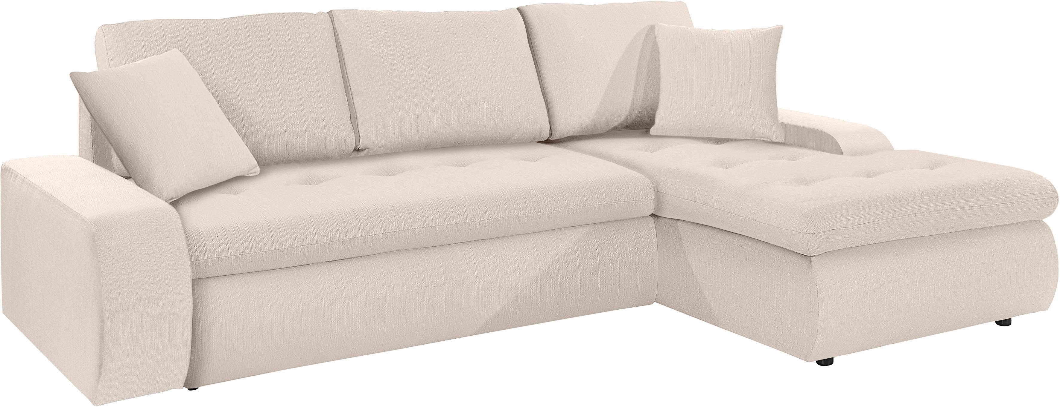 TRENDMANUFAKTUR Hoekbank Indie II, geweldige afwerking, comfortabel en aangenaam om op te zitten