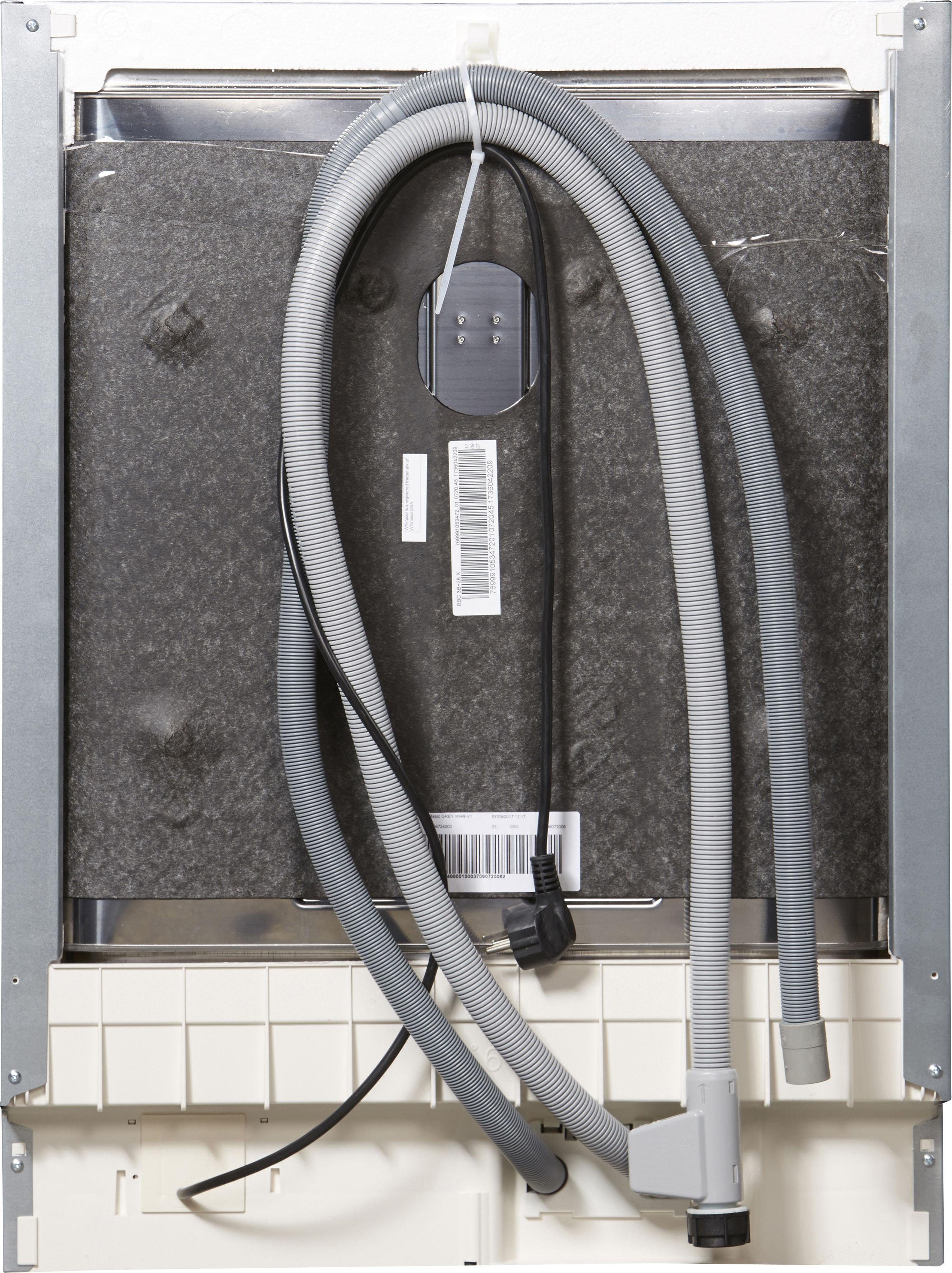 BAUKNECHT Deels integreerbare vaatwasser BBC 3B+26 X, 82 cm x 59,8 cm