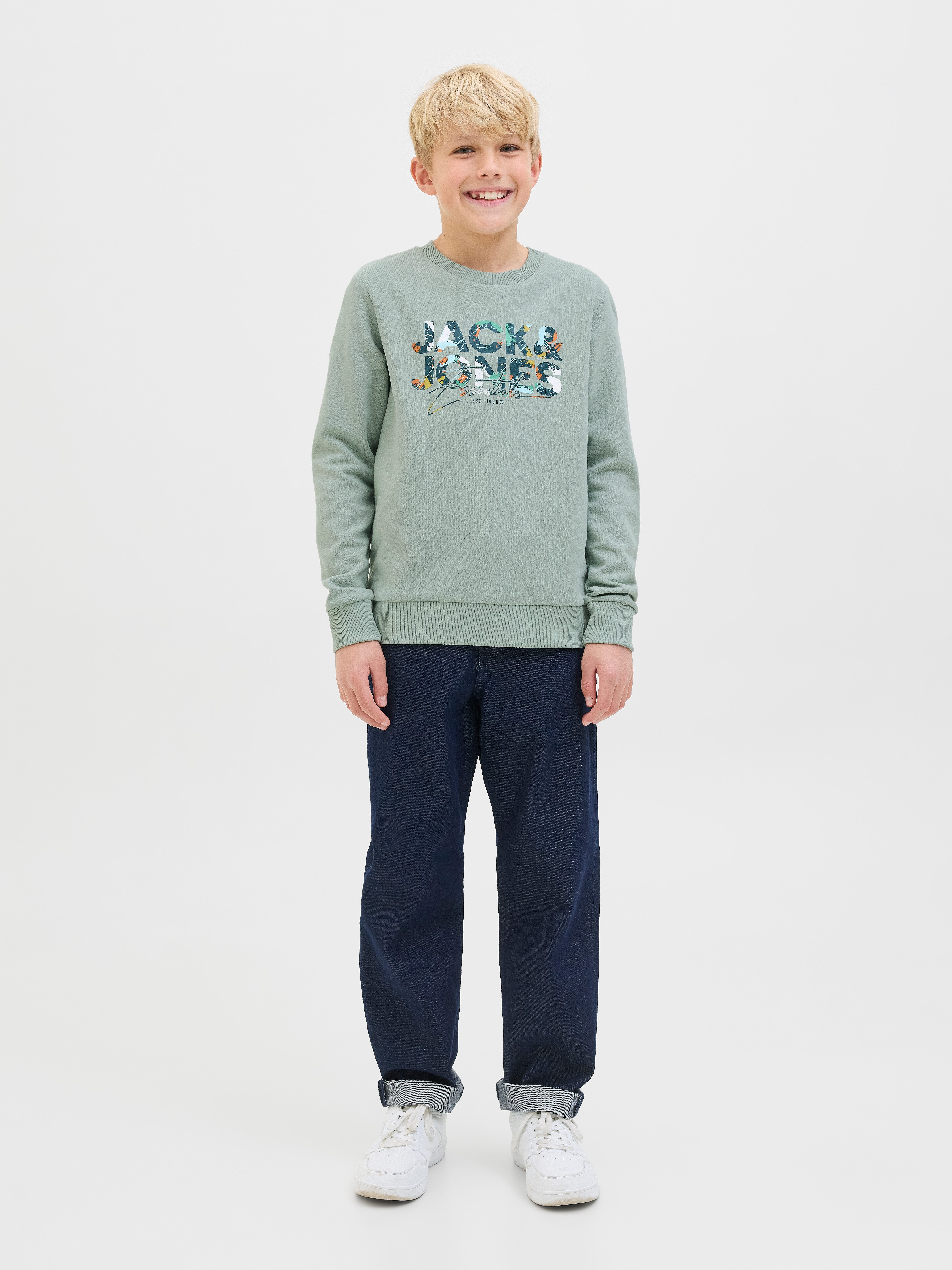 Jack & Jones Junior Sweatshirt JJGEPLAS SWEAT CREW NECK JNR