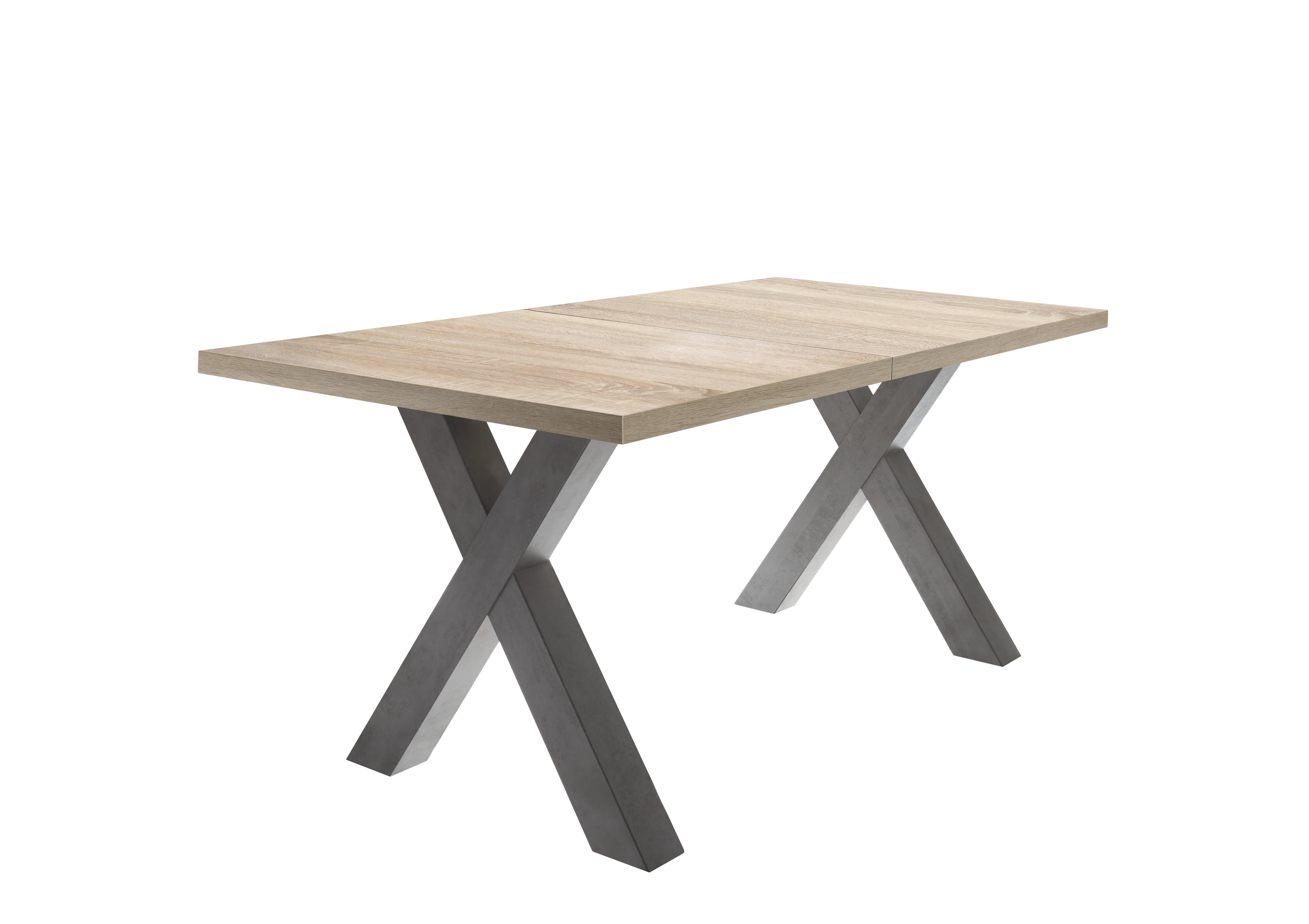 Mäusbacher Eettafel Mister TOPSELLER! met lade (160-210 cm), frame in x-model