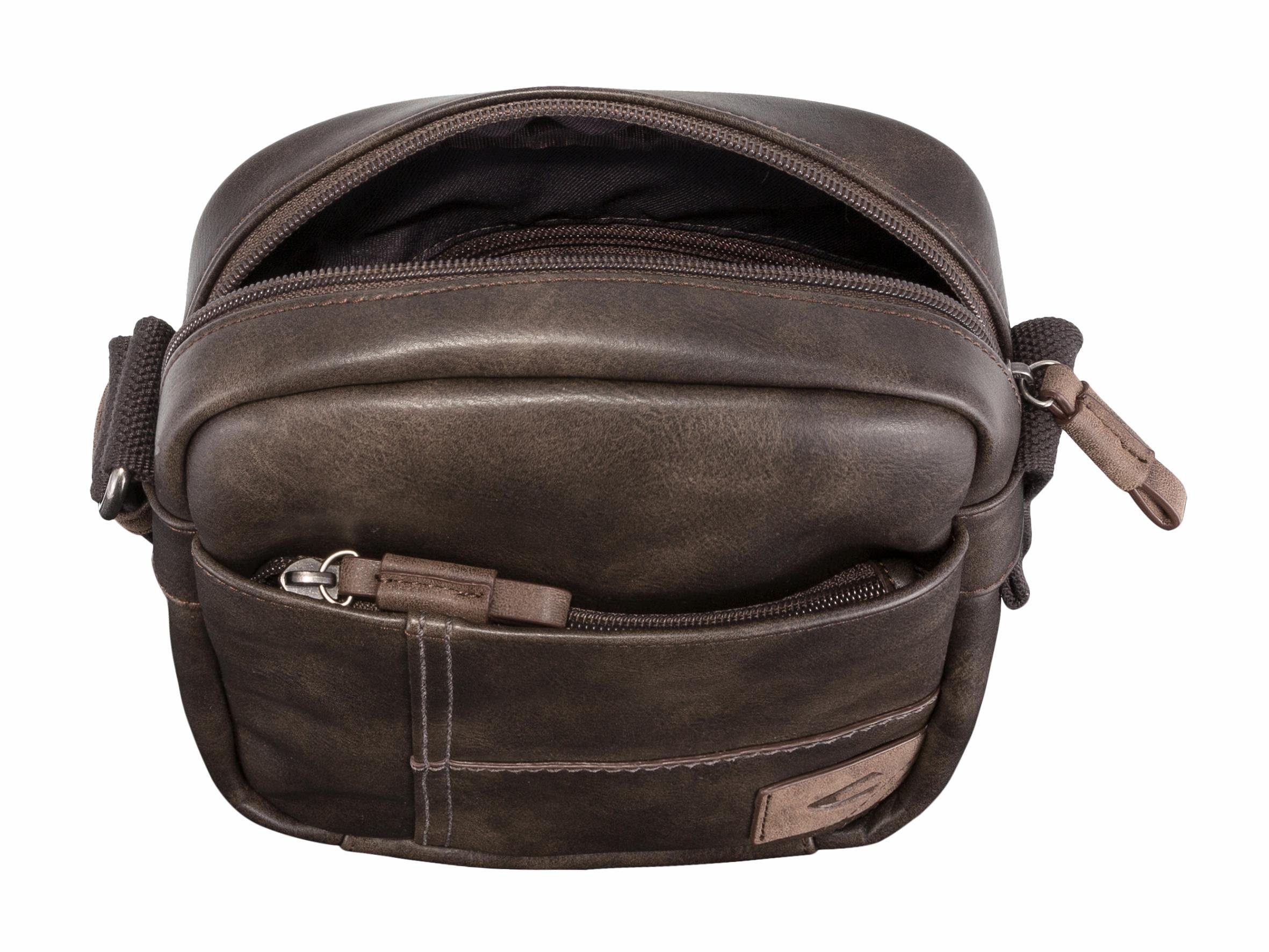 camel active Schoudertas Laos praktisch functionele dagelijkse metgezel met veel sportieve details