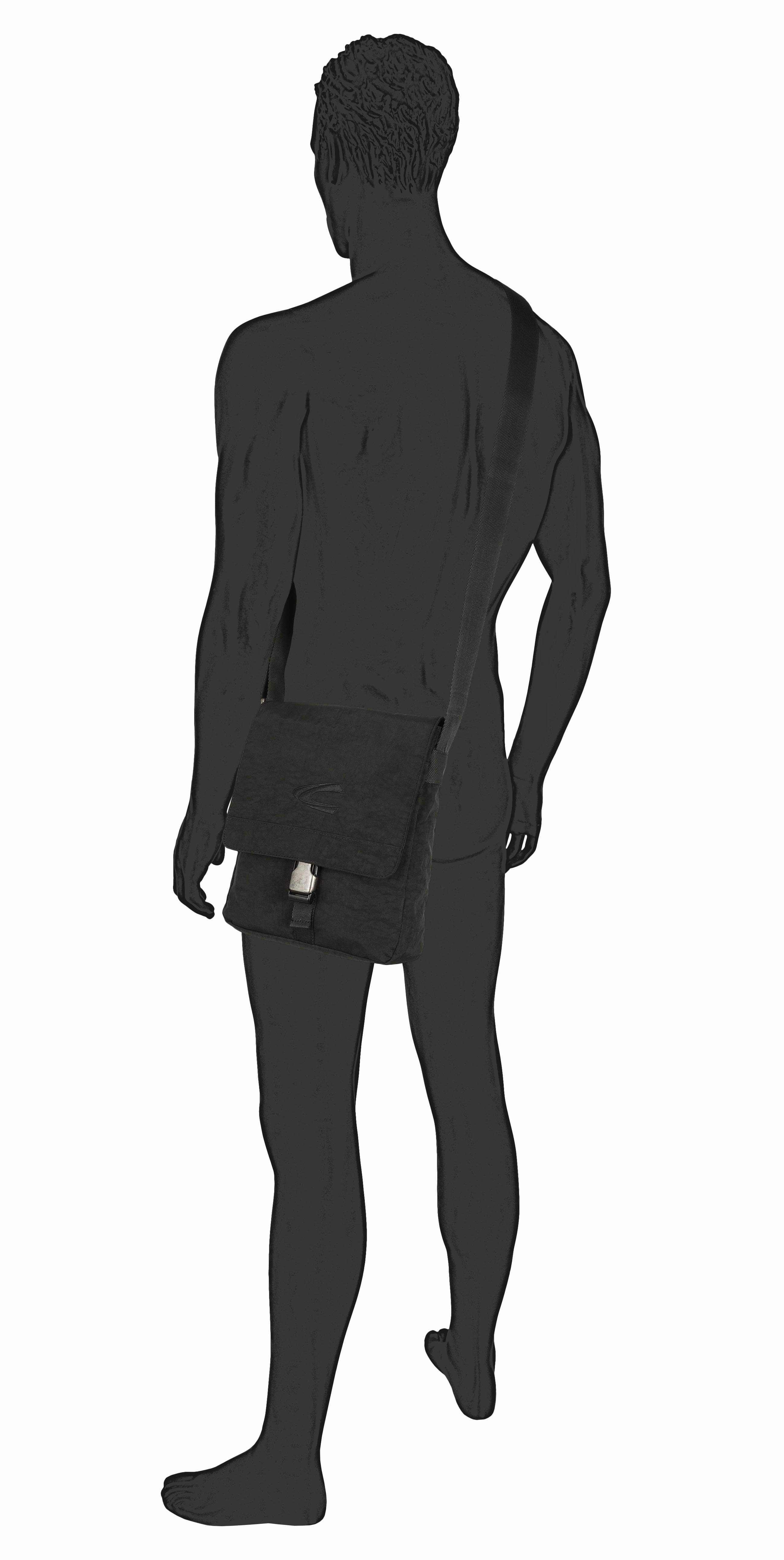 camel active Schoudertas Journey van licht robuust nylon, functioneel perfect voor alle levensomstandigheden