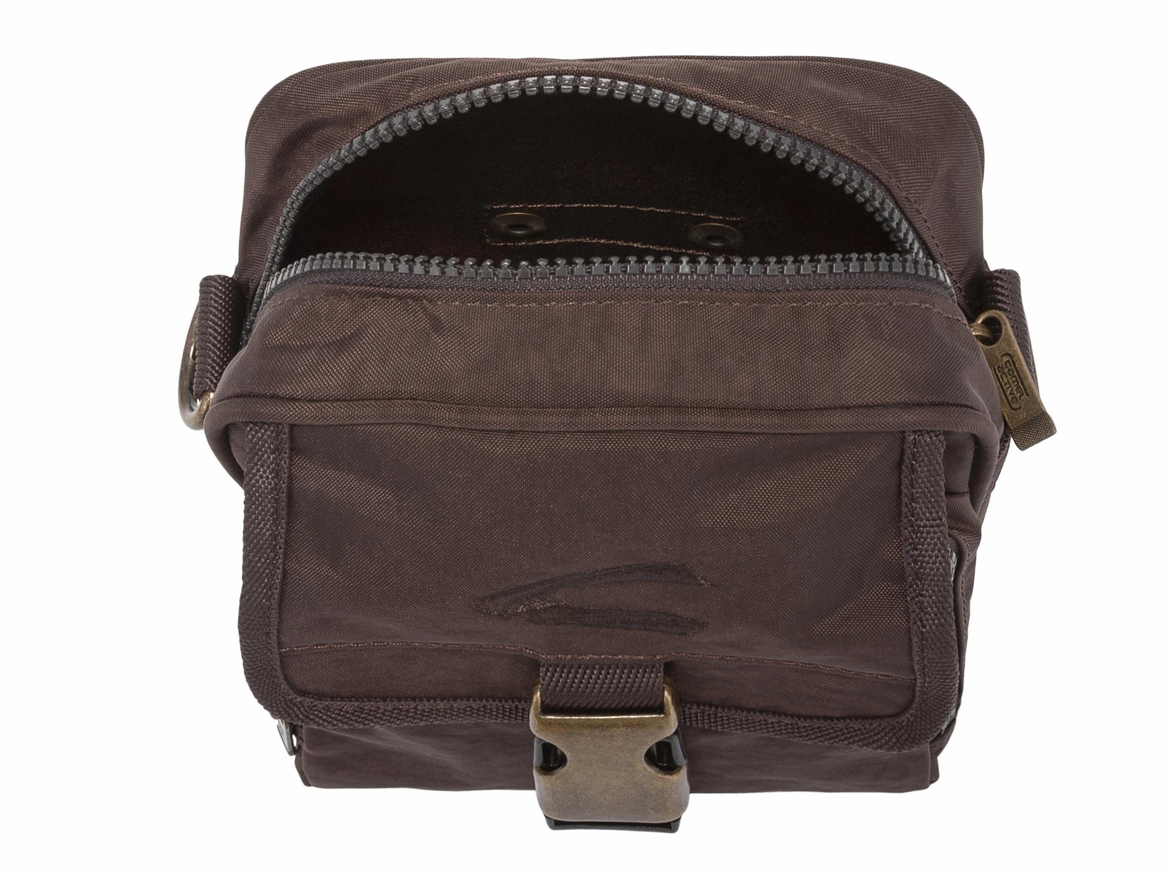 camel active Schoudertas Journey van licht robuust nylon, functioneel perfect voor alle levensomstandigheden