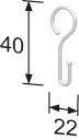 indeko Touwklemmen Touwhaak, voor spankoordset (set, 20 stuks)