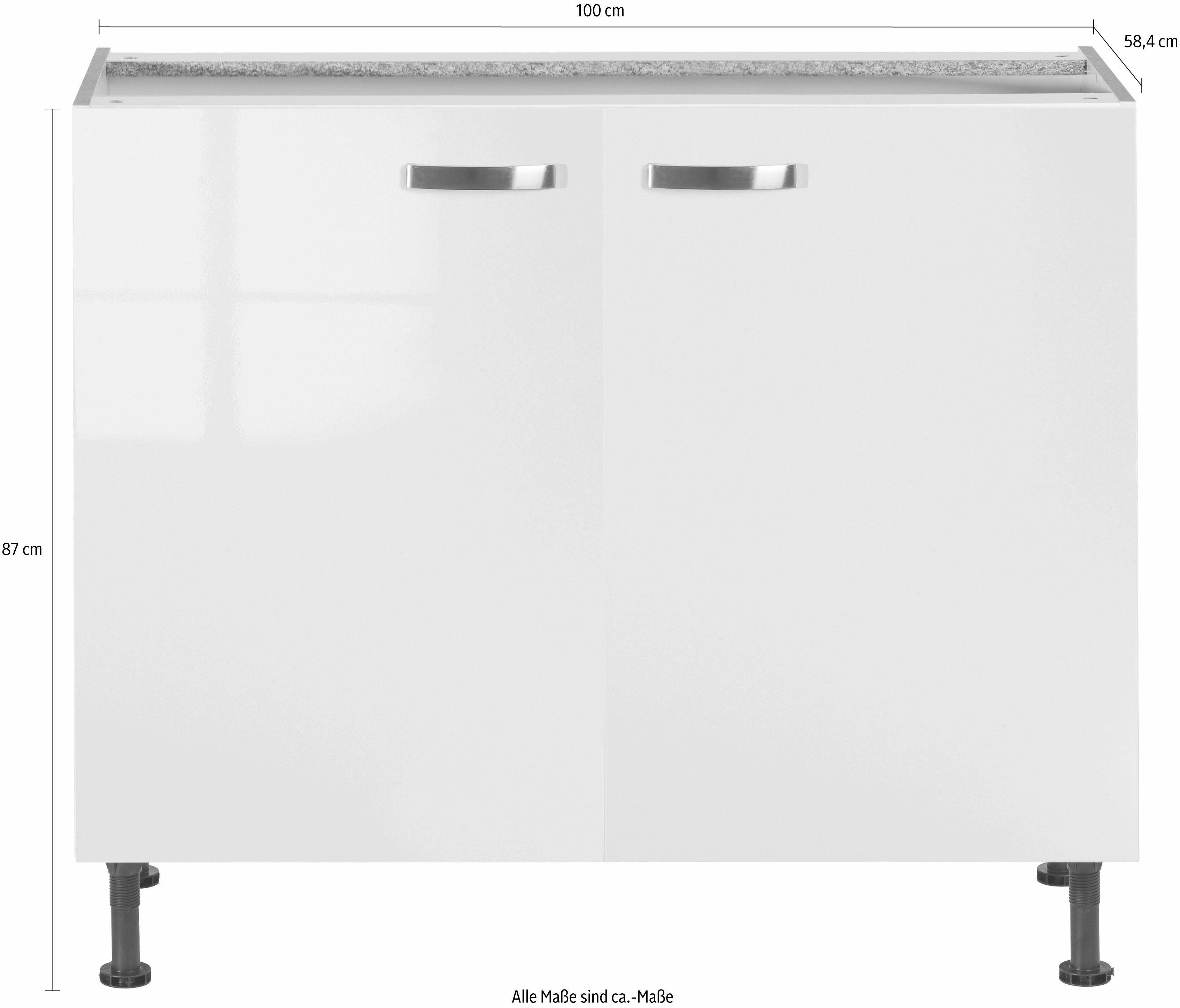 Kochstation Onderkast KS-Cara Breedte 100 cm