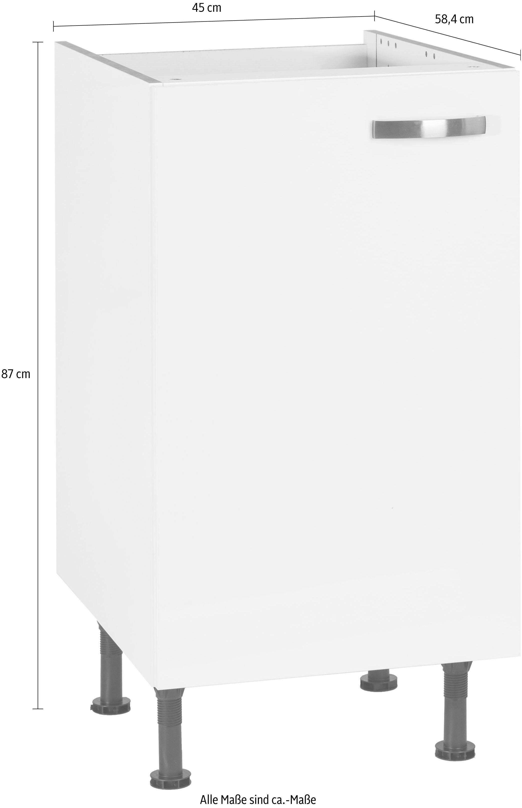 OPTIFIT Gootsteenkast Cara Breedte 35 cm