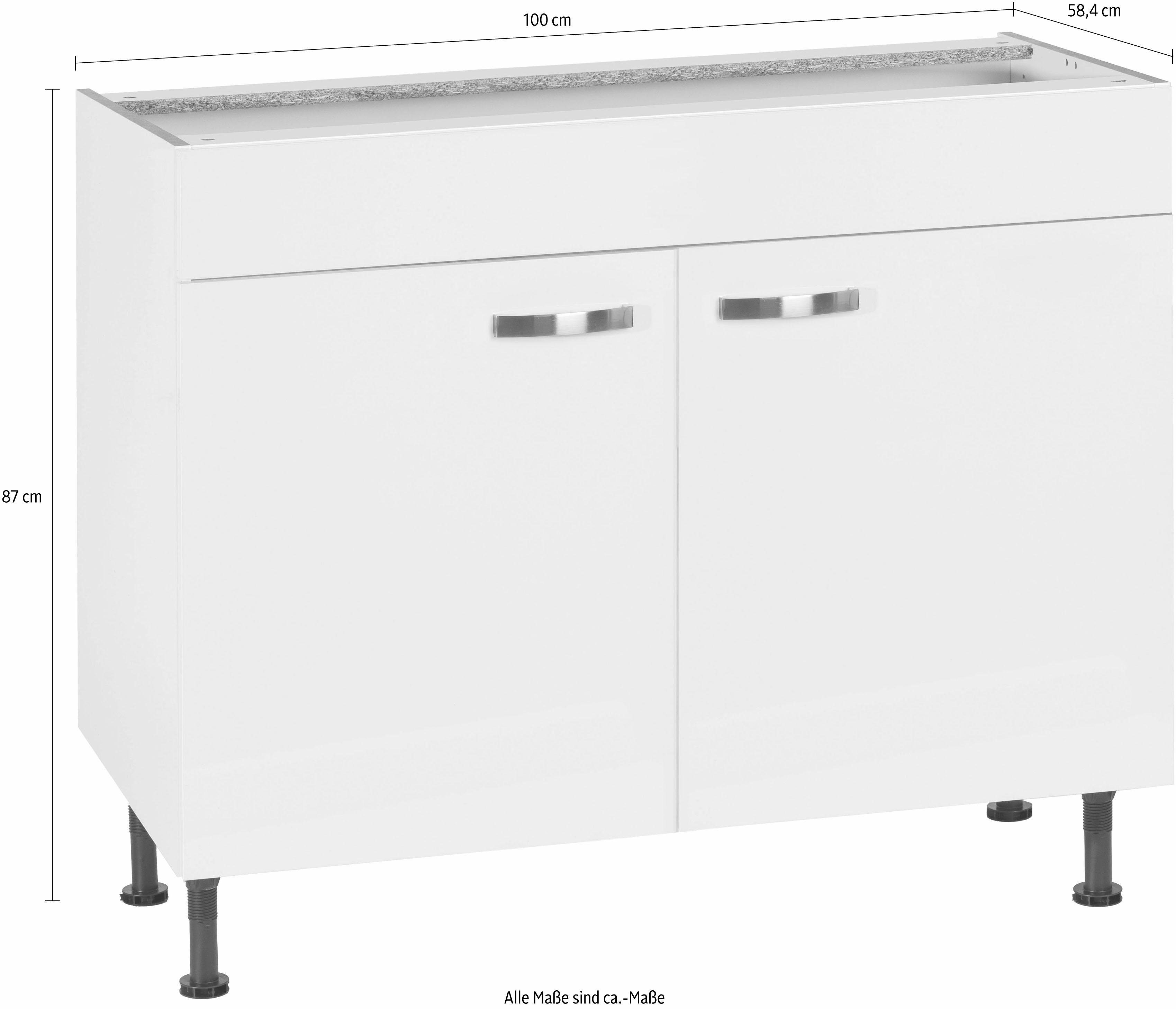 OPTIFIT Gootsteenkast Cara Breedte 100 cm