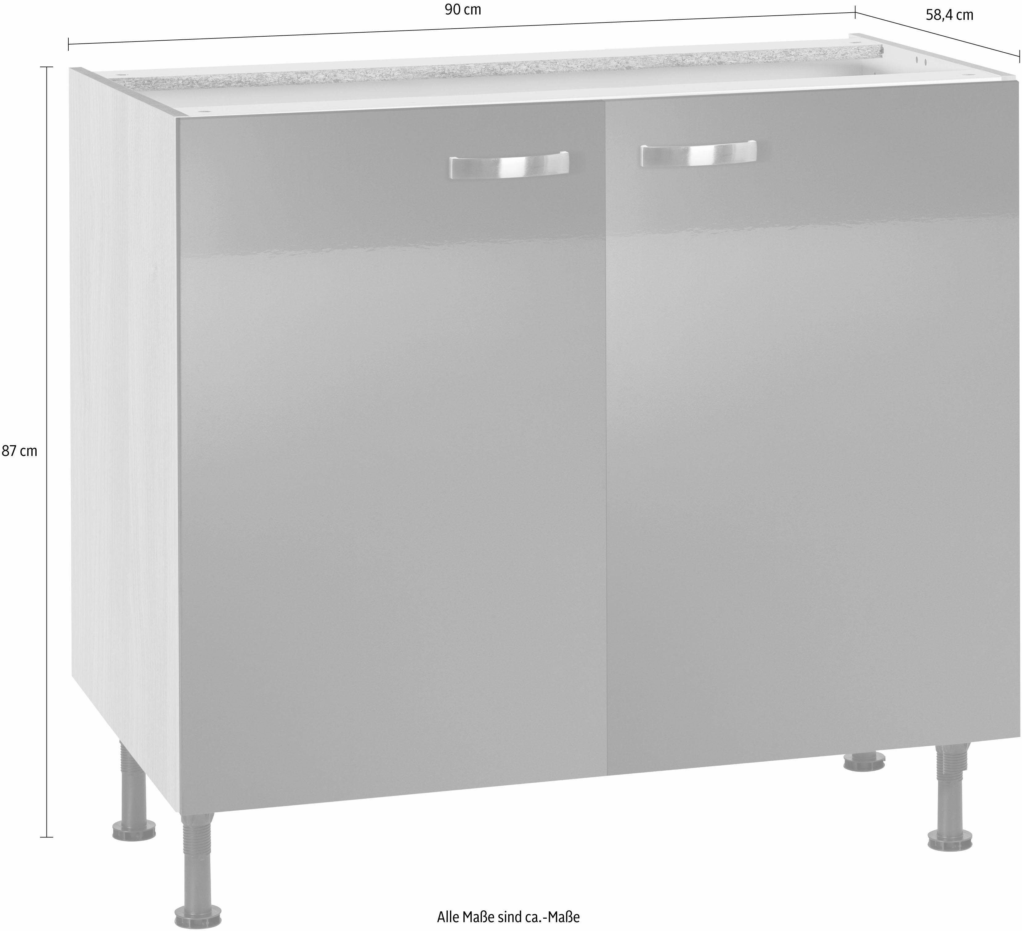 Kochstation Onderkast KS-Cara Breedte 90-130 cm